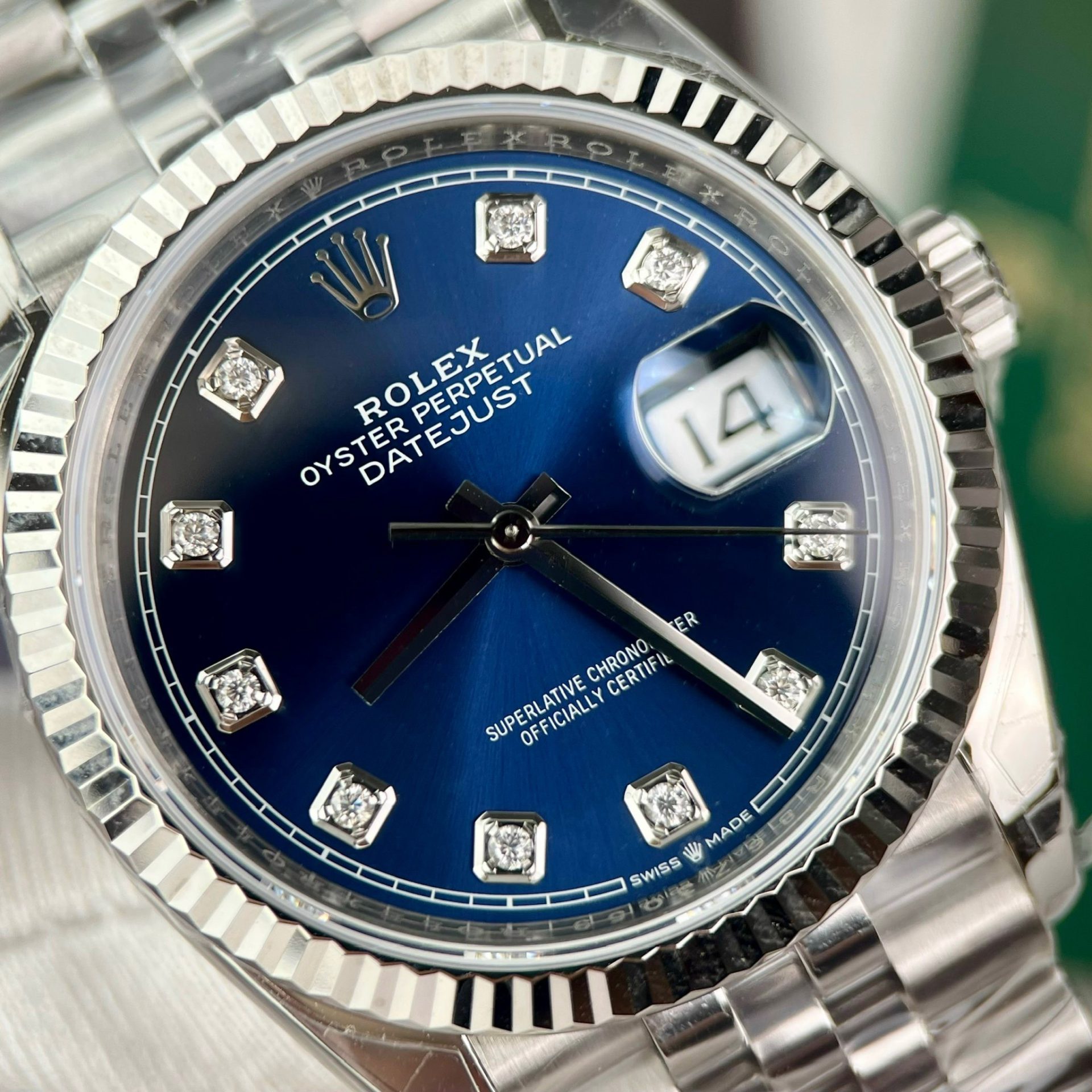 Rolex Replica 1:1 Watch DateJust 126234 Blue Dial Jubilee Strap Factory VS 36mm
