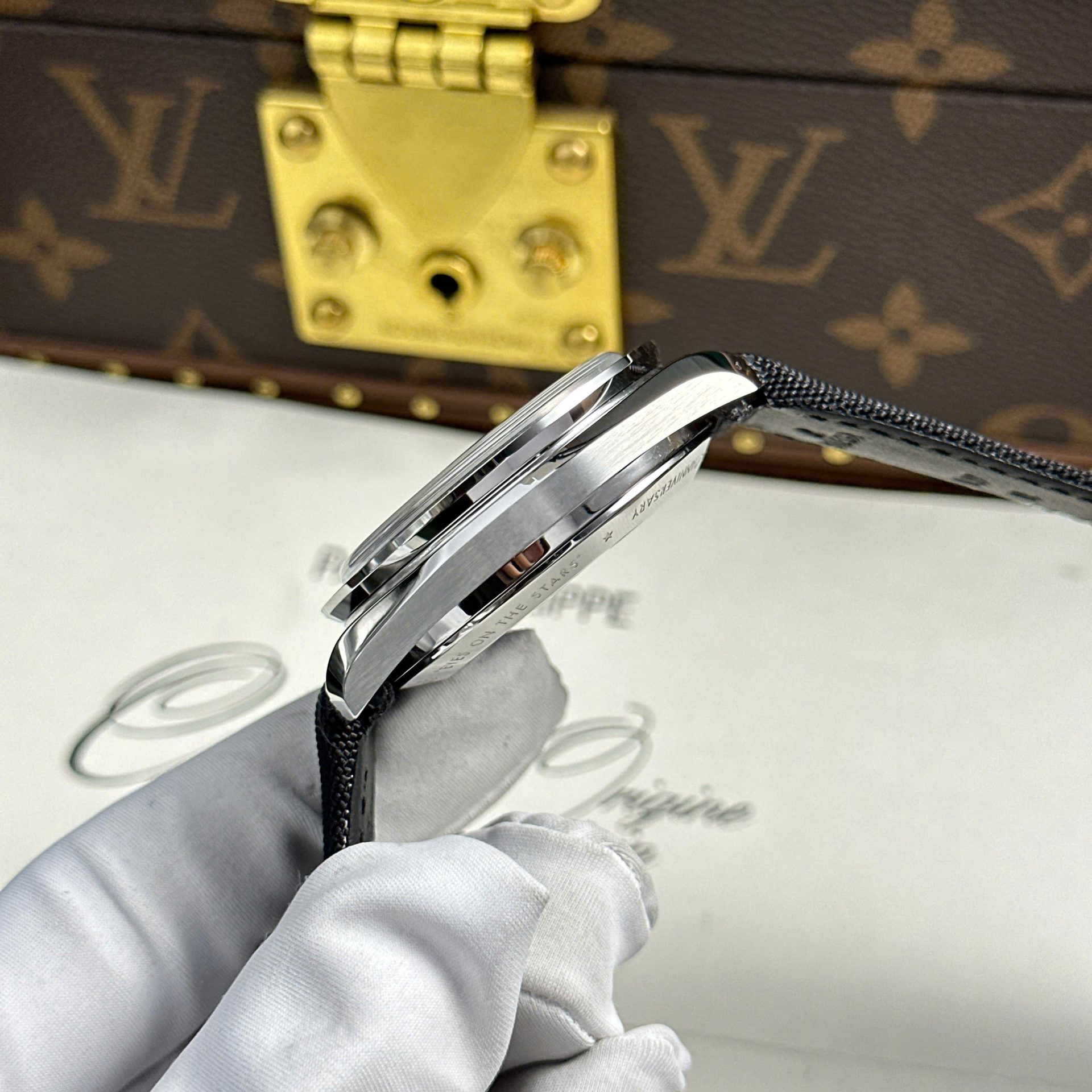 Omega Speedmaster Apollo 13 Silver Snoopy Luxury Imitation Watches Fabic Strap OM Factory 42mm