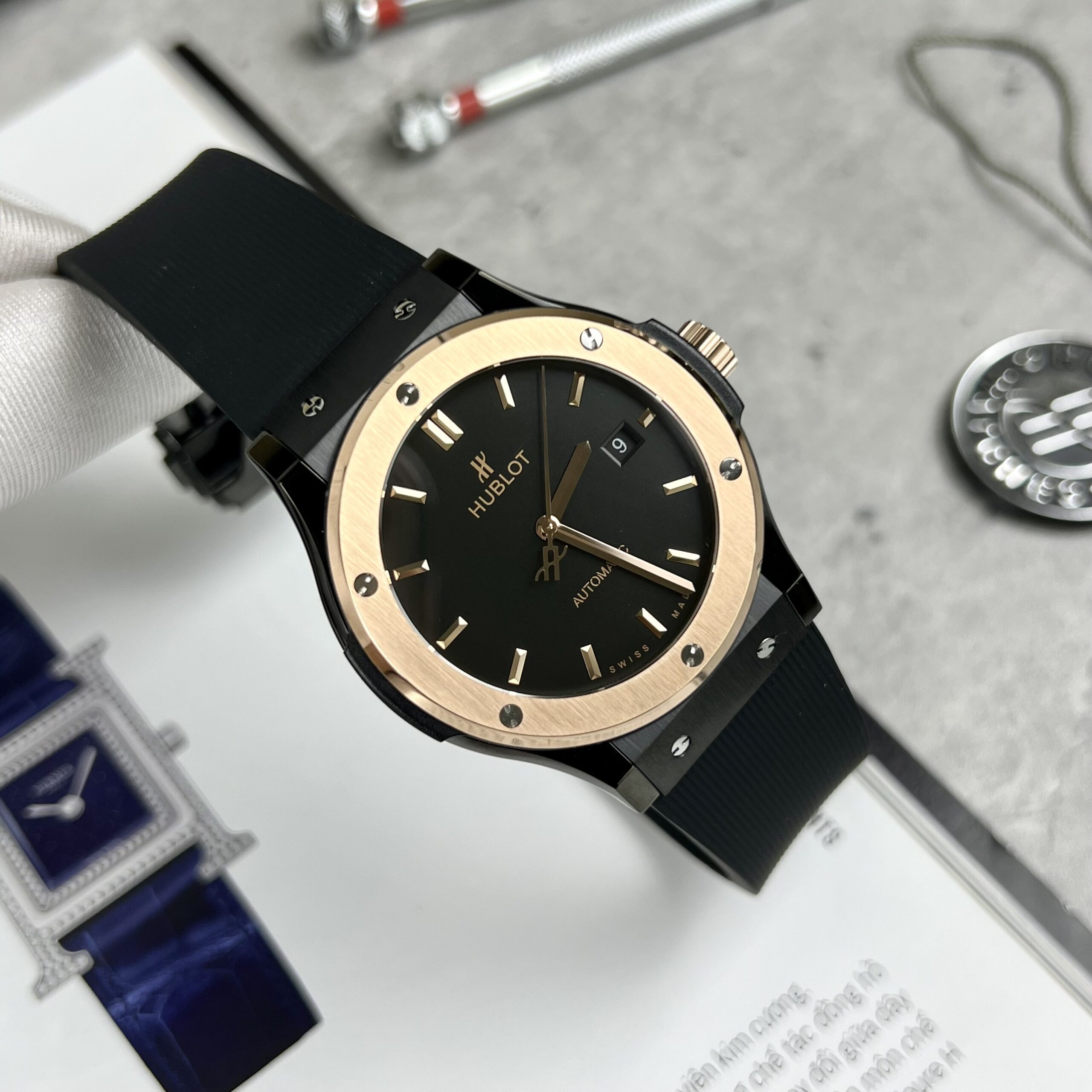 Hublot Replica Watch Classic Fusion Ceramic Demi Premium HBF 42MM