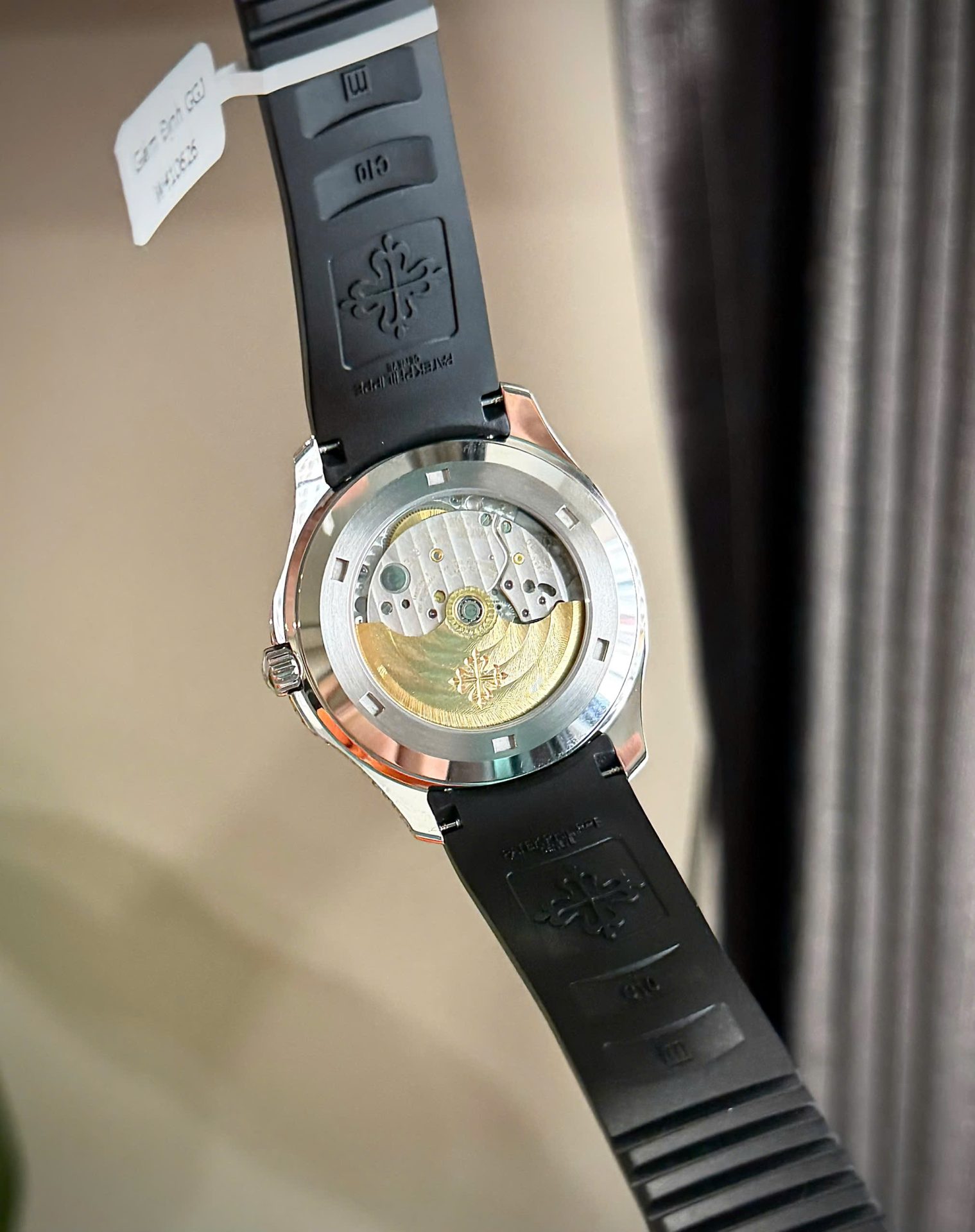 Patek Philippe Aquanaut 5167 Dial Gray Replica Watch Custom Moissanite Diamonds 40mm