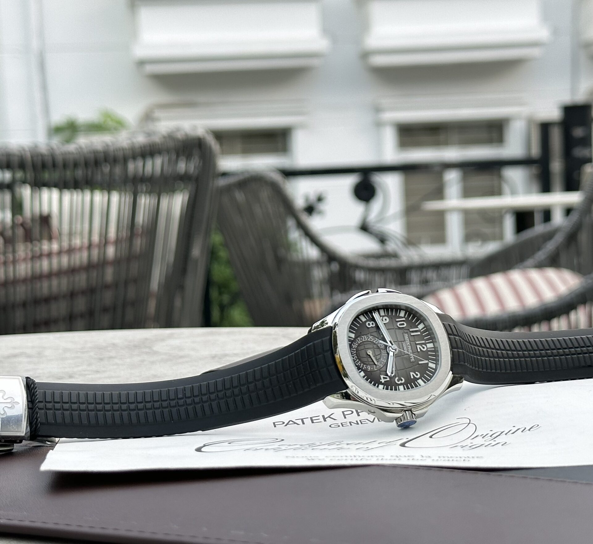 Patek Philippe Aquanaut 5164A Best Replica Watch Gray Dial ZF Factory 40.8mm