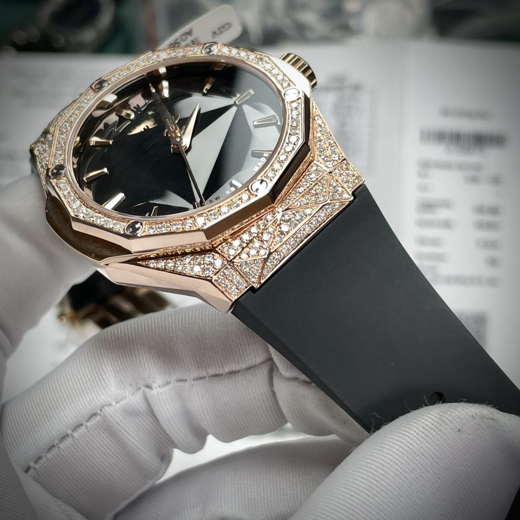 Hublot Replica 11 Watch Orlinski King Gold With Natural Diamonds 40mm