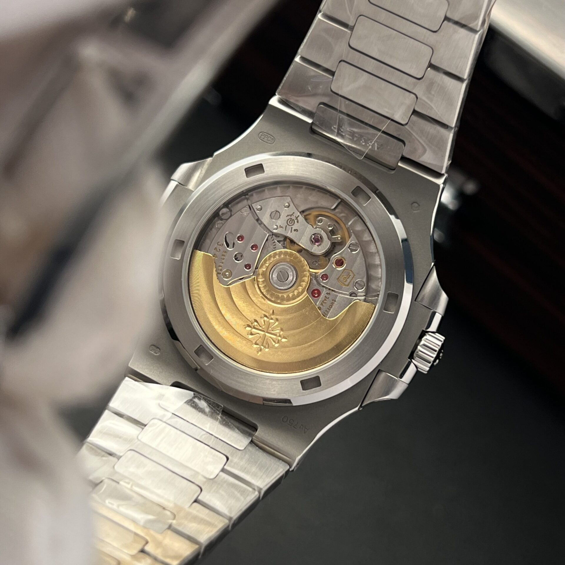 Patek Philippe Nautilus 5723 Replica 11 Watch Blue Dial With Diamond Bezel 40mm