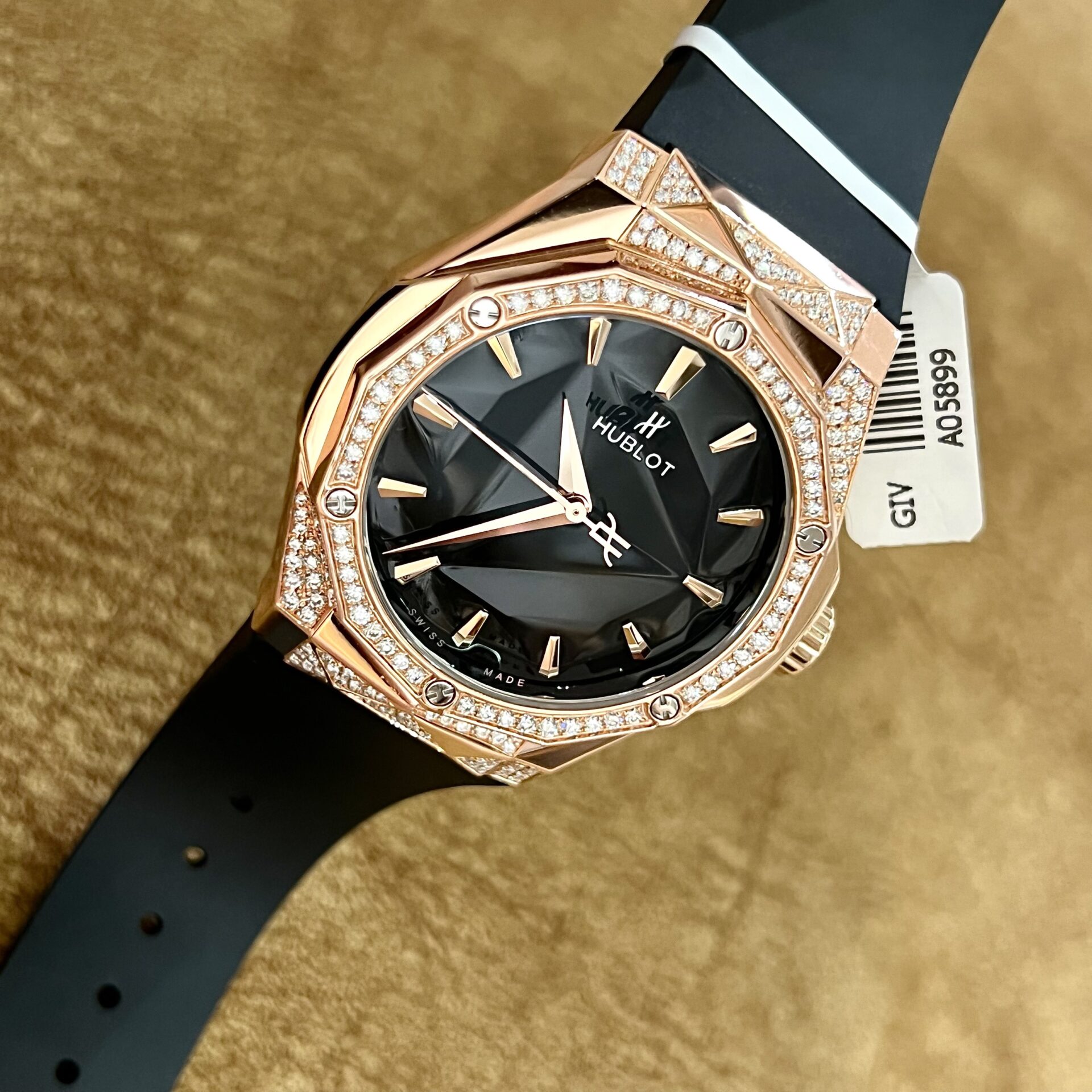Hublot Replica 1:1 Watch Orlinski King Gold Demi With Moissanite Diamond 40mm
