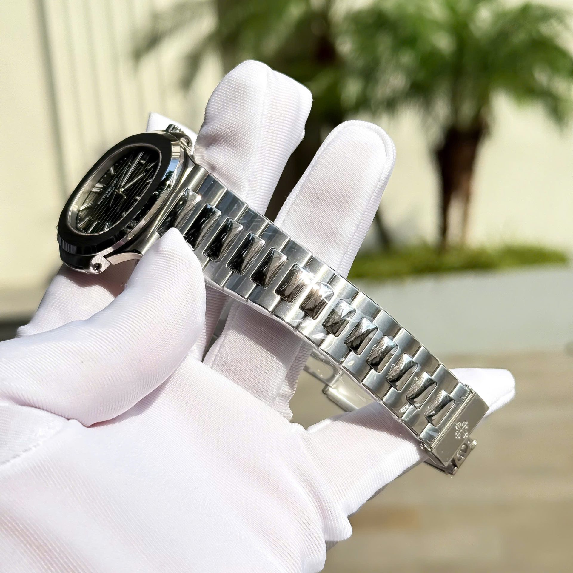 Patek Philippe Nautilus 5711 Clone Watches Green Dial Metal Wire Custom BBF Factory 40mm