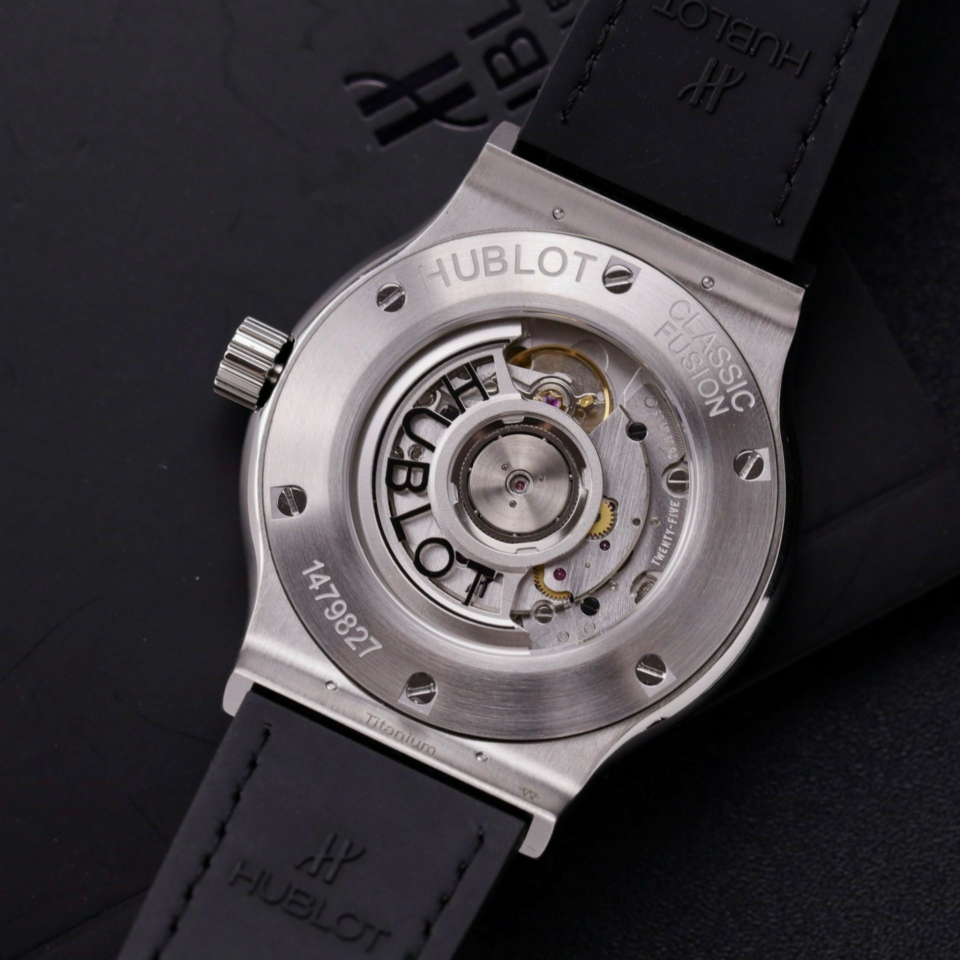 Hublot Replica 11 Watch Classic Fusion Face Black Moissanite Diamond APS Factory 42mm