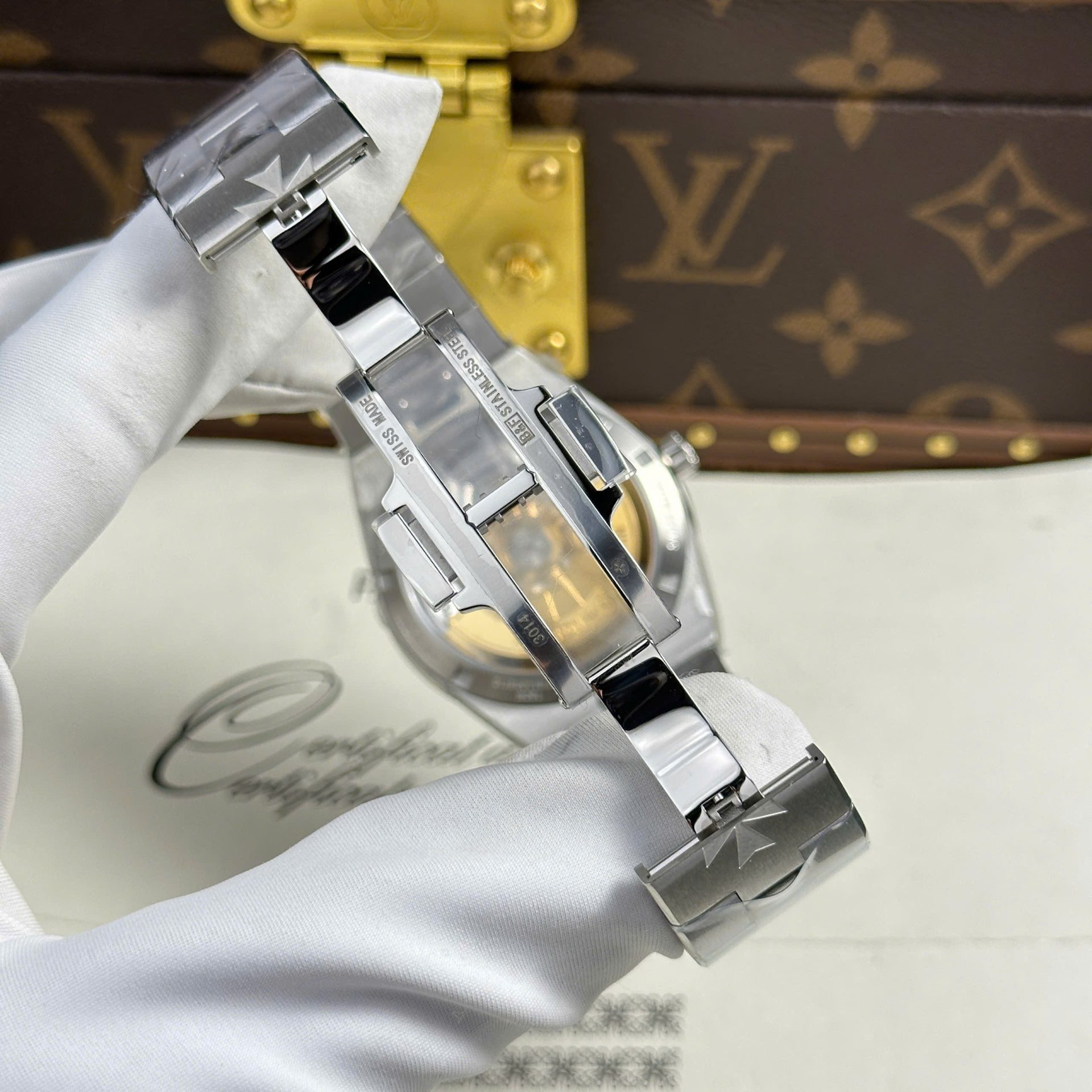 Vacheron Constantin Overseas 4500V Replica Watch Dial Blue PPF Factory 41mm