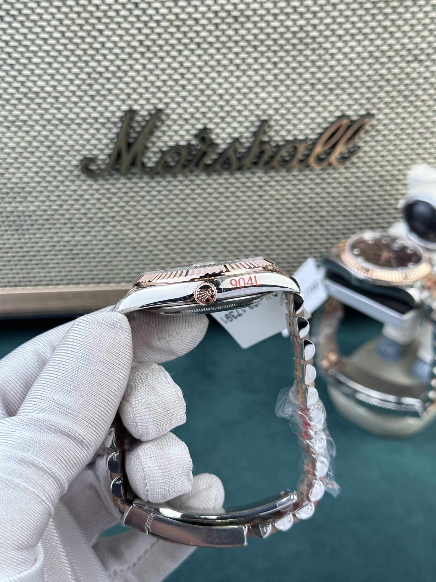 Rolex Replica 11 Watch DateJust Rose Gold Wrapped Mother-of-Pearl Dial GM Factory 36mm