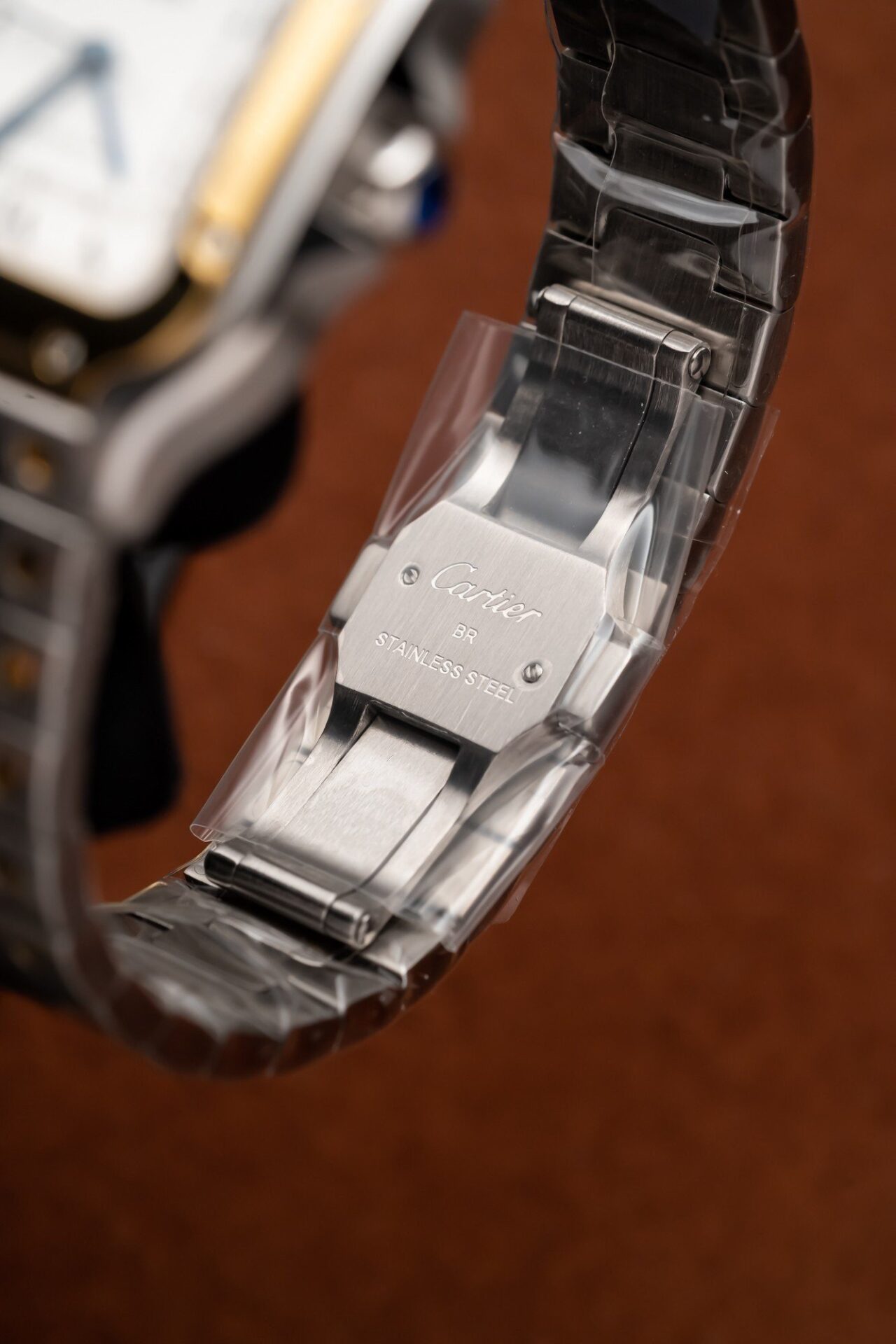 Cartier Santos WSSA0029 Replica 1:1 Watch Women s Demi Gold BV Factory 35mm