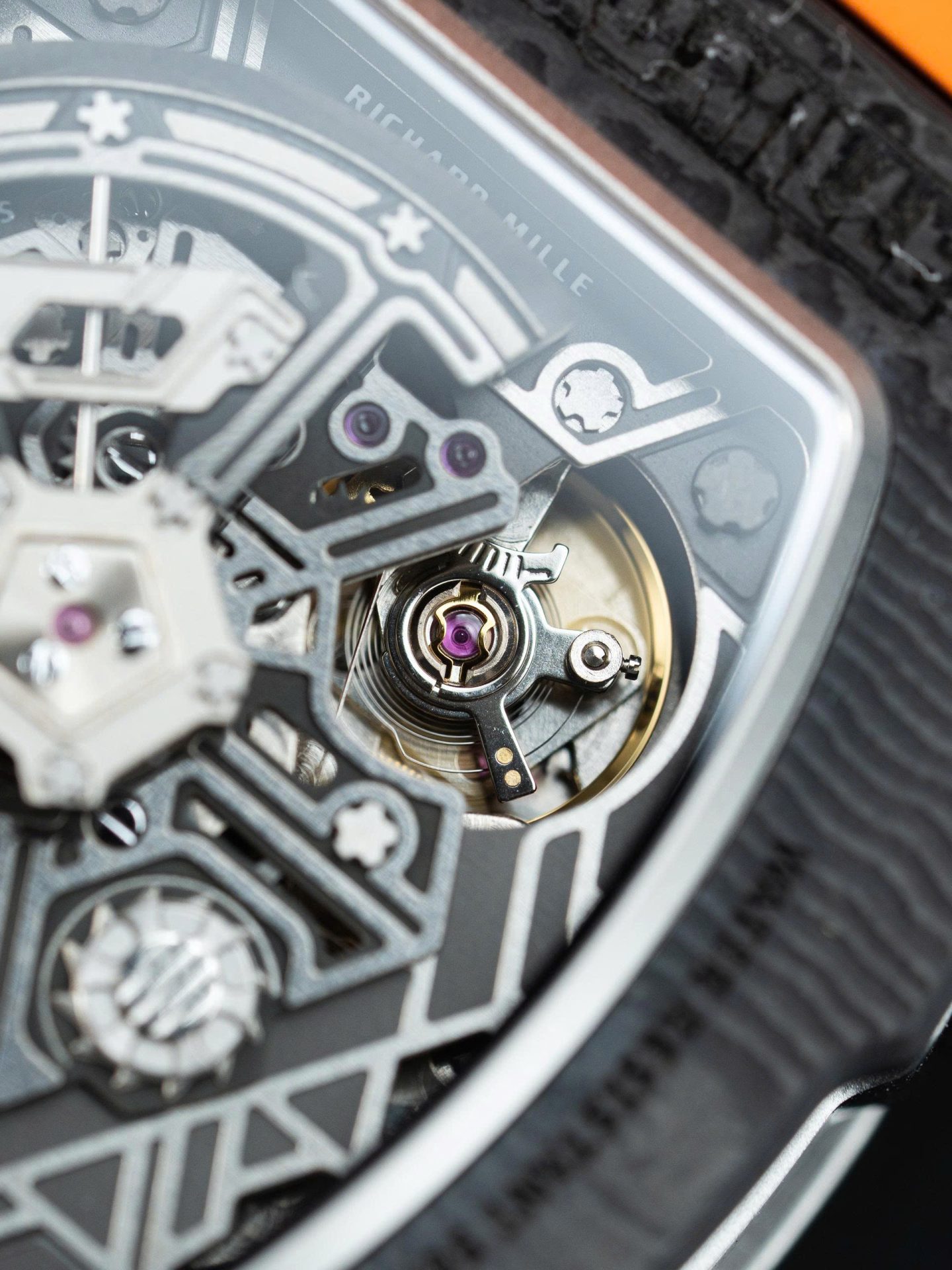 Richard Mille RM65-01 Imitation Watches Black Rubber Strap 44.5×49.9mm