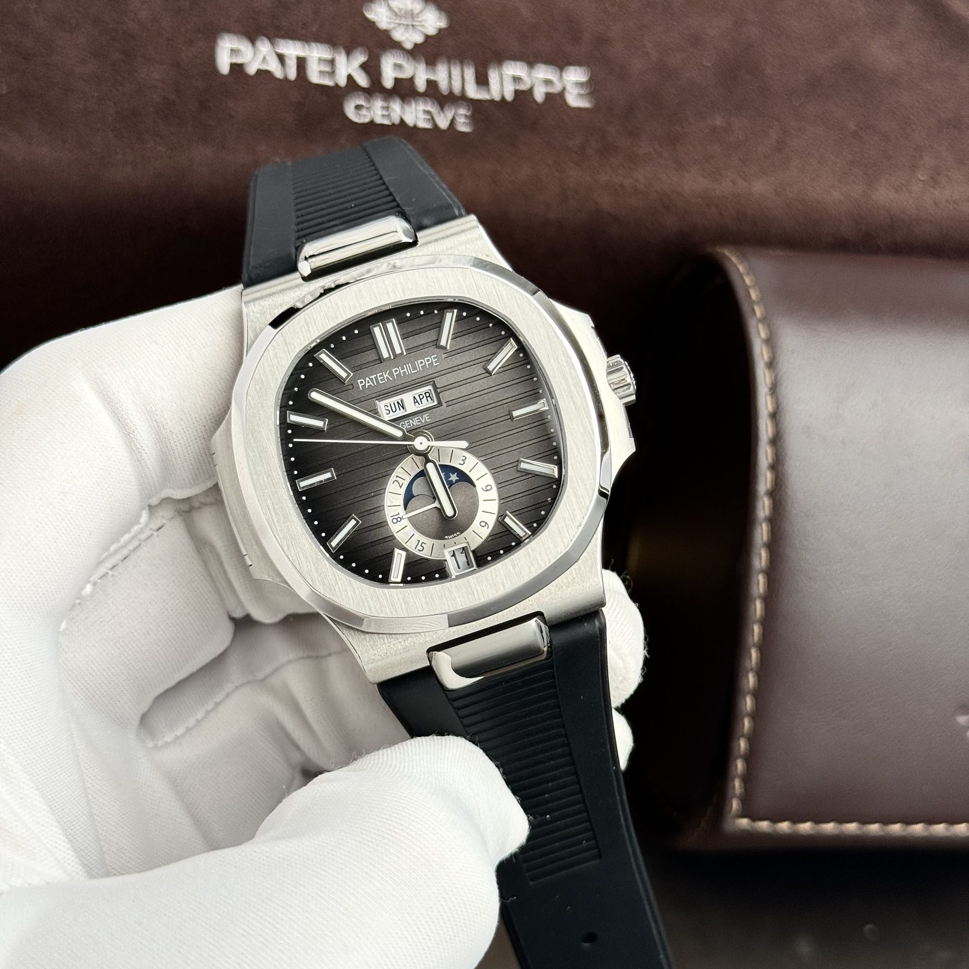 Patek Philippe Replica 1:1 Watch Nautilus 5726 Rubber Strap Factory GR 40.5mm