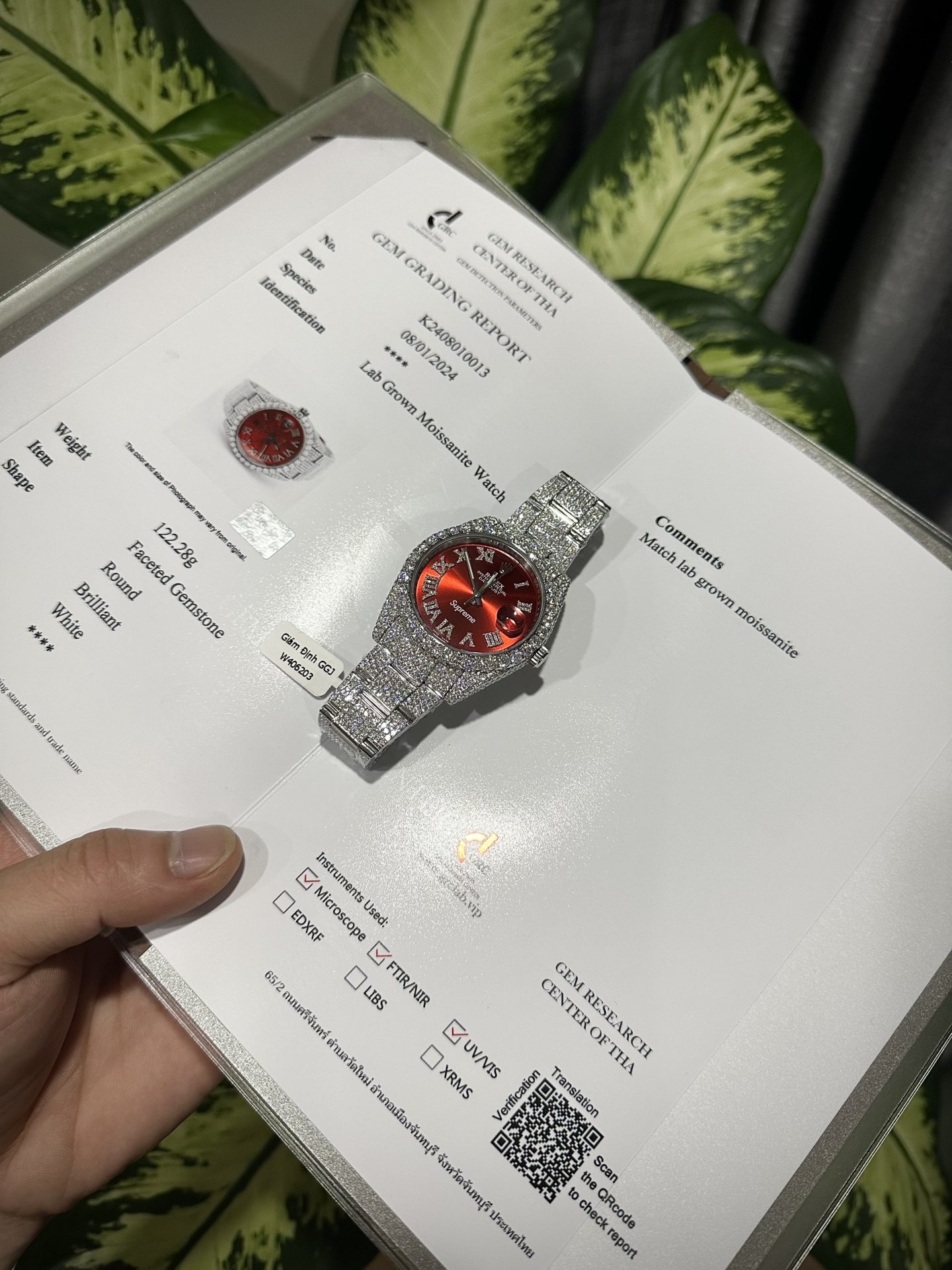 Rolex Replica 1:1 Watch DateJust Supreme Full Diamond Moissanite Hong Kong 41mm