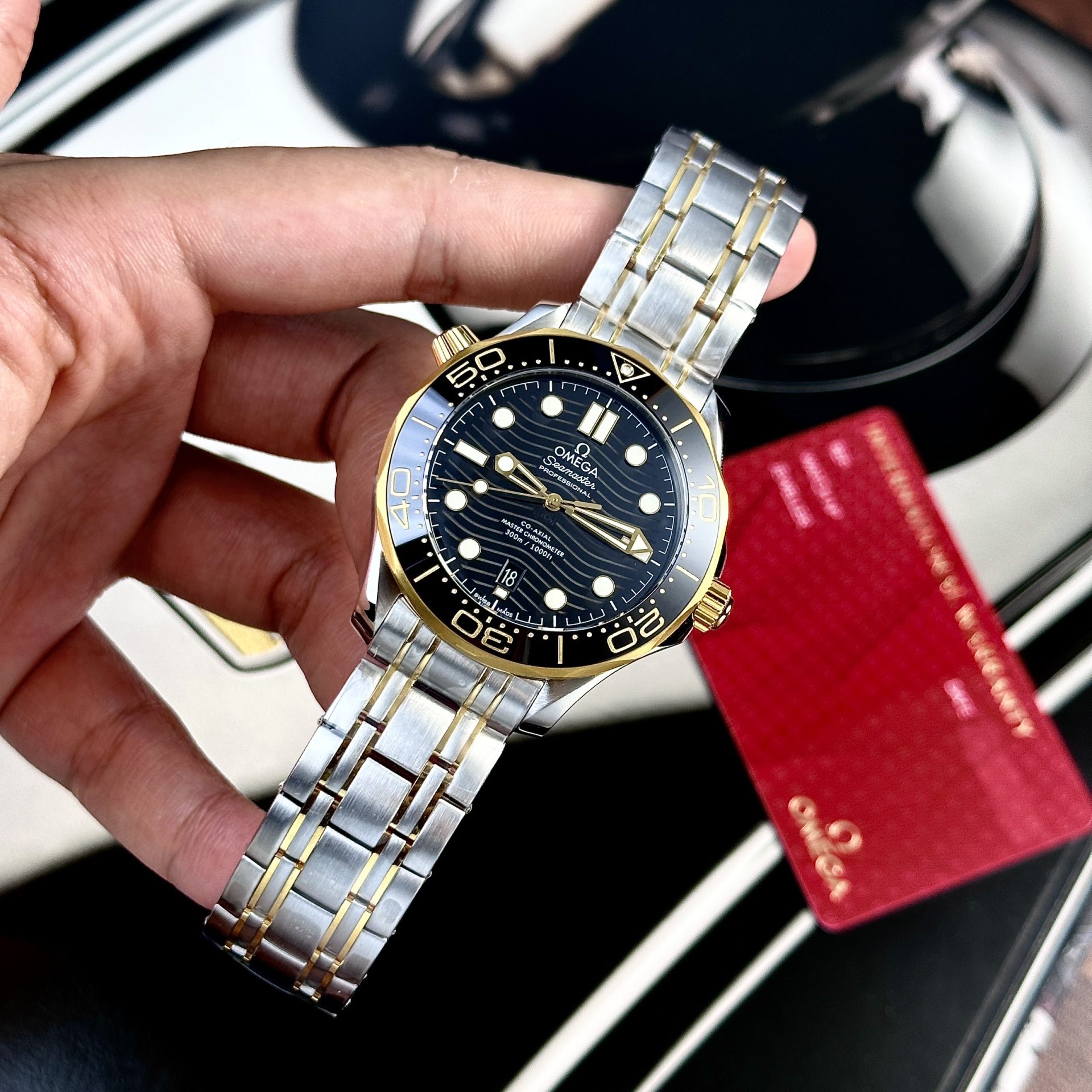 Omega Replica 1:1 Watch Seamaster Diver 300M Demi Gold Factory VS 42mm