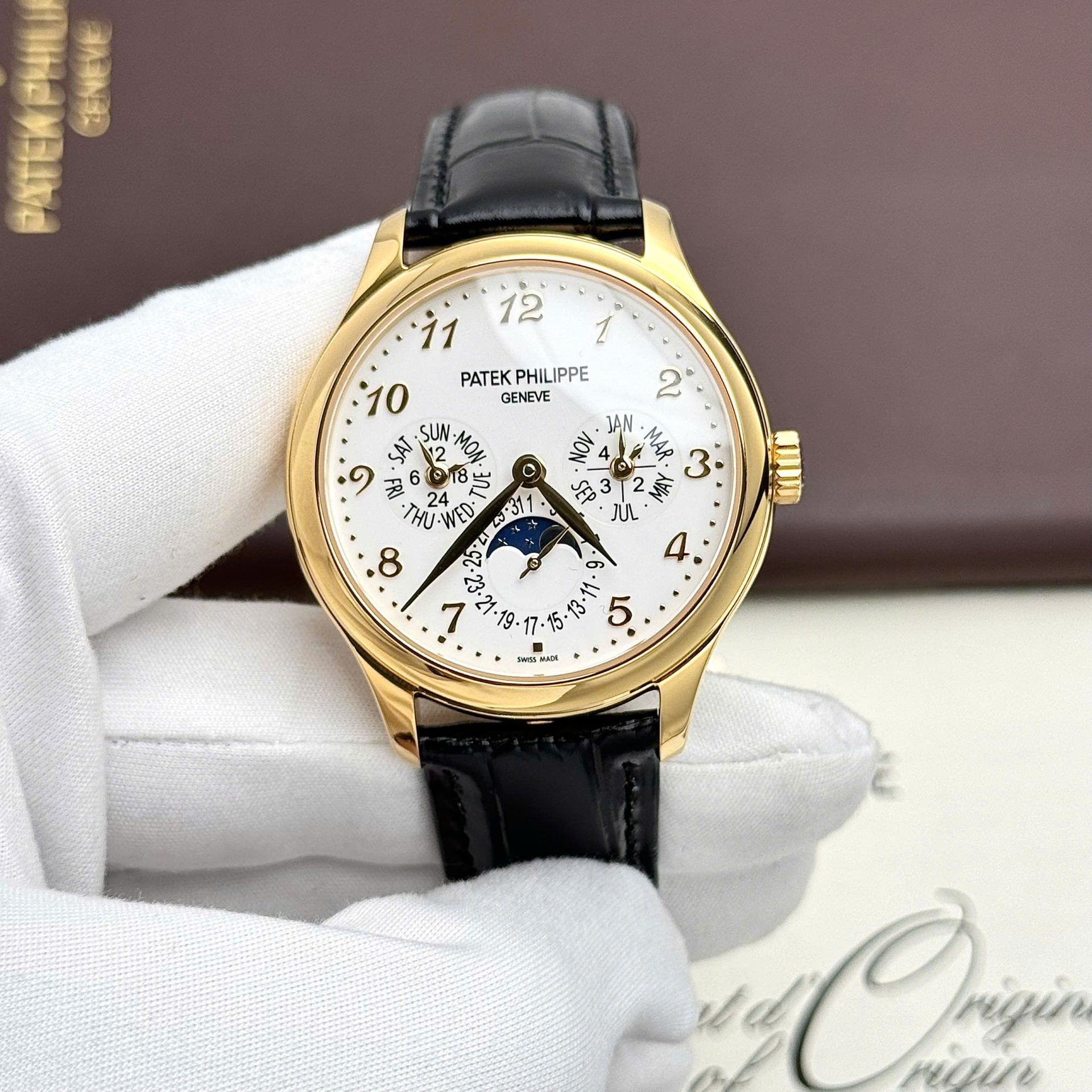 Patek Philippe Grand Complicaitons 5327J Best Replica Watches Leather Strap Men s 40mm