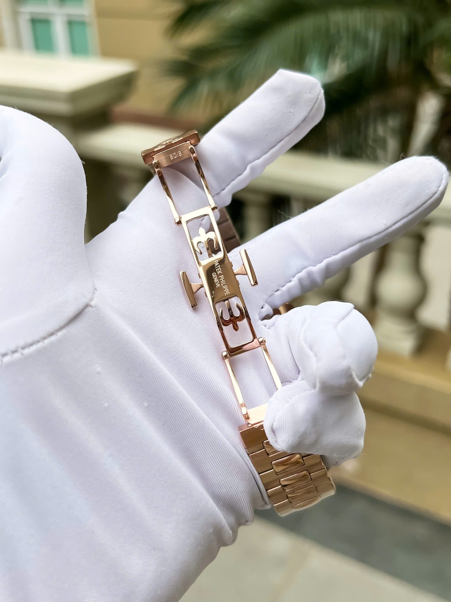 Patek Philippe Cubitus 5821 Rose Gold Replica Watch Dial Square Chocolate 45mm