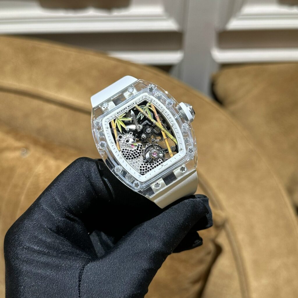 Richard Mille Replica 1:1 Watch RM26-01 Sapphire Tourbillon Transparent Case 43mm