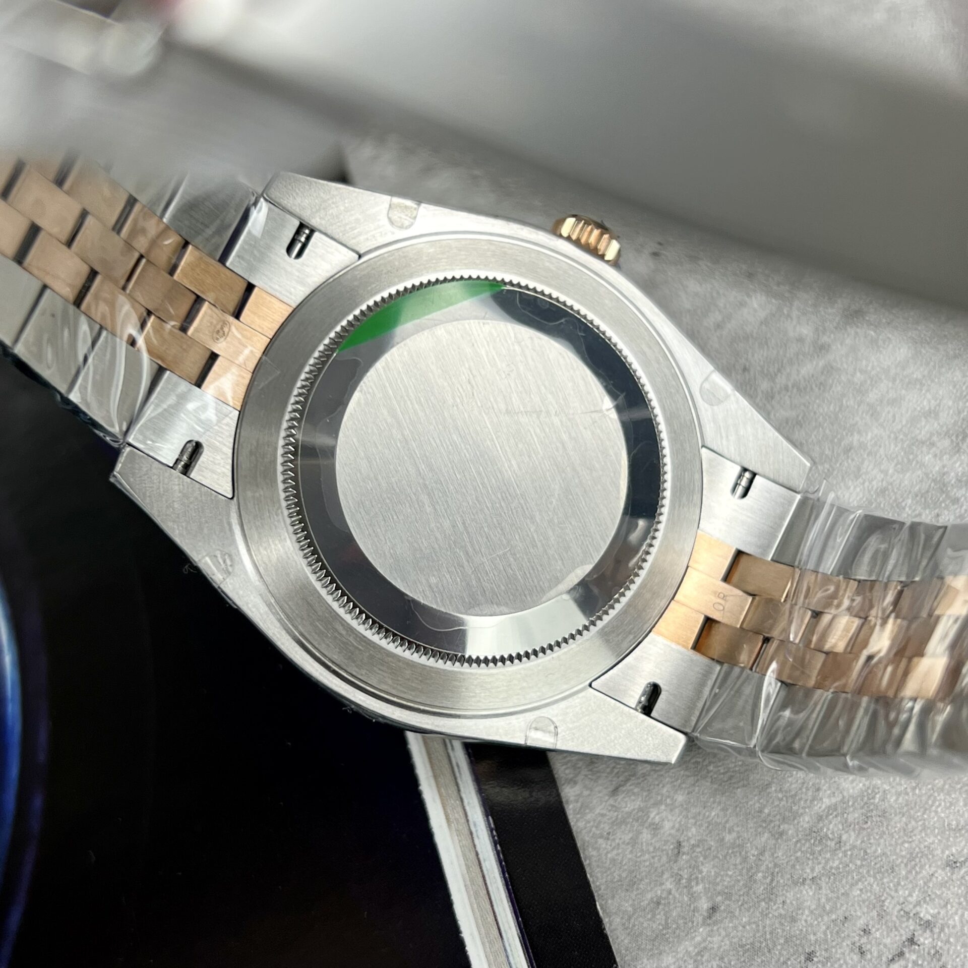 Rolex Replica 1:1 Watch DateJust Mother of Pearl Demi Strap EW Factory 31mm