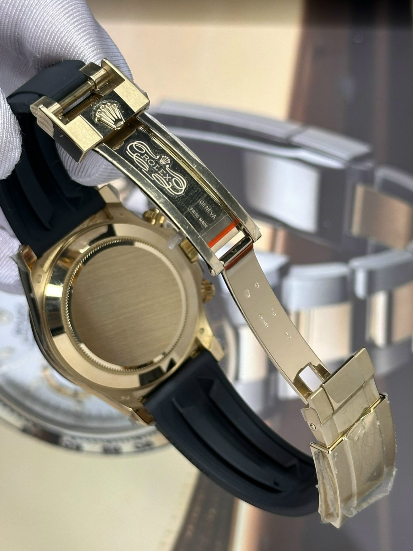 Rolex Replica 11 Watch Cosmograph Daytona Meteorite Dial Rubber Strap 40mm