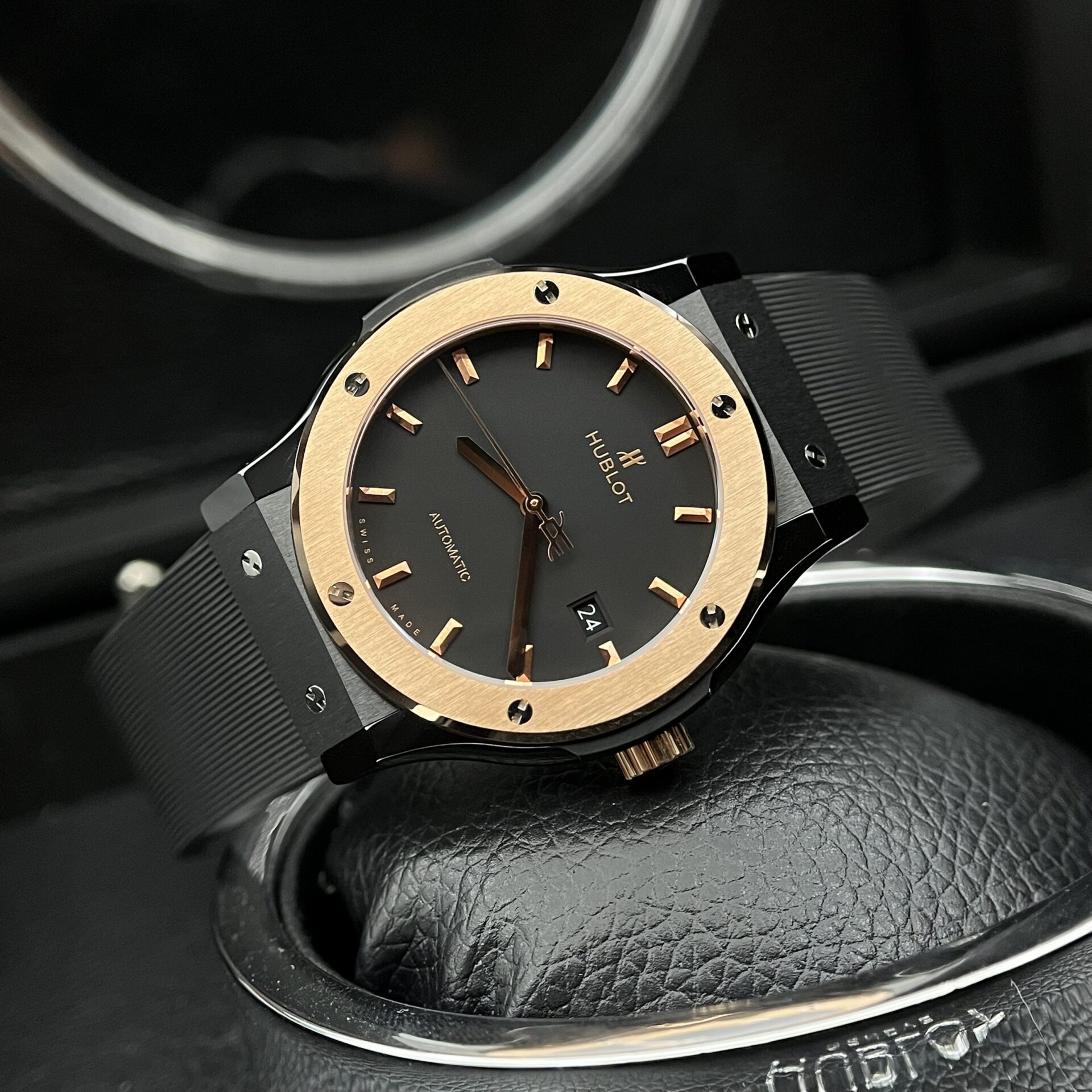 Hublot Replica 1:1 Watch Classic Fusion Ceramic Demi Gold JJZ 42mm