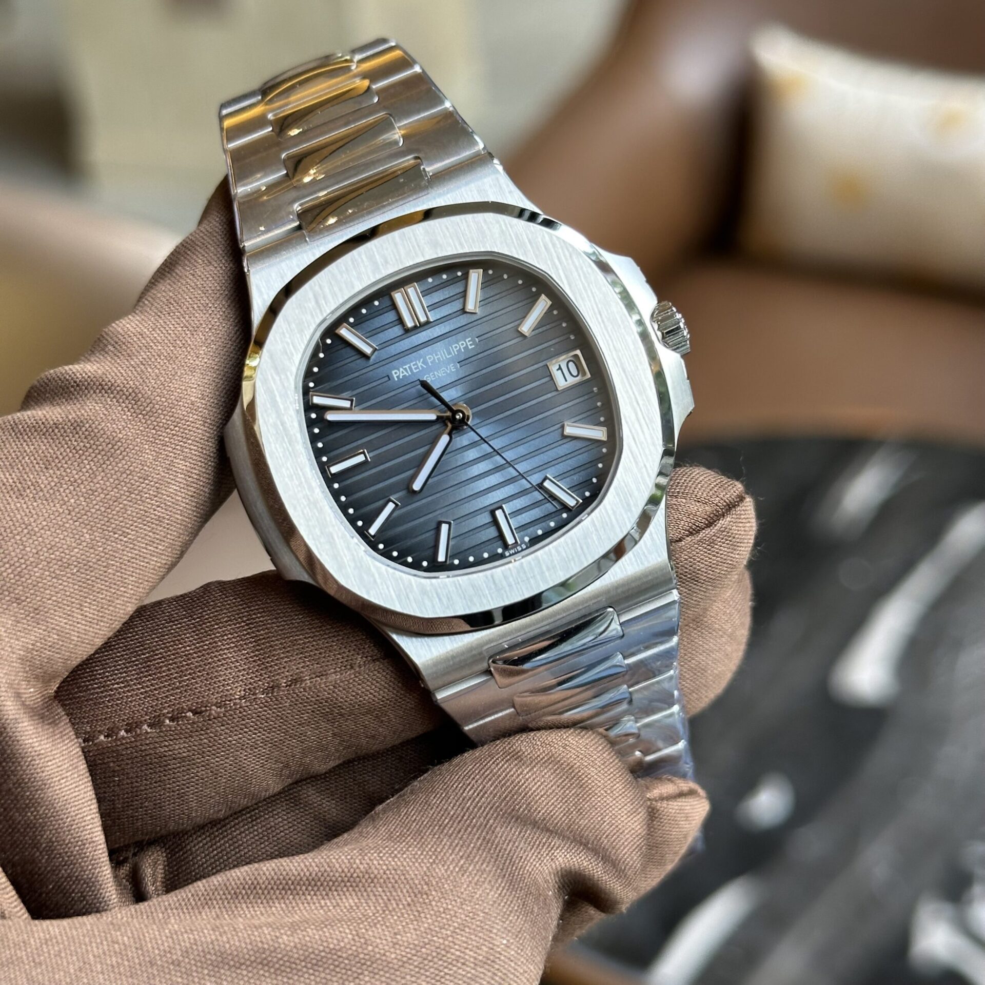 Patek Philippe Nautilus 5811 Replica 1:1 Watch Grey Dial 3K Factory 41mm