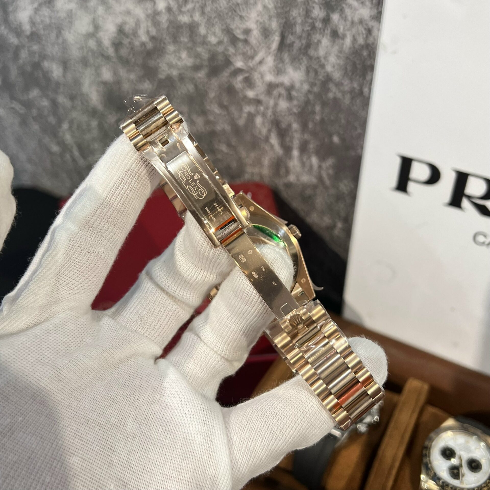 Rolex Replica 1:1 Watch Day-Date 228235 Green Dial Rose Gold Plated GM Factory V2 40mm