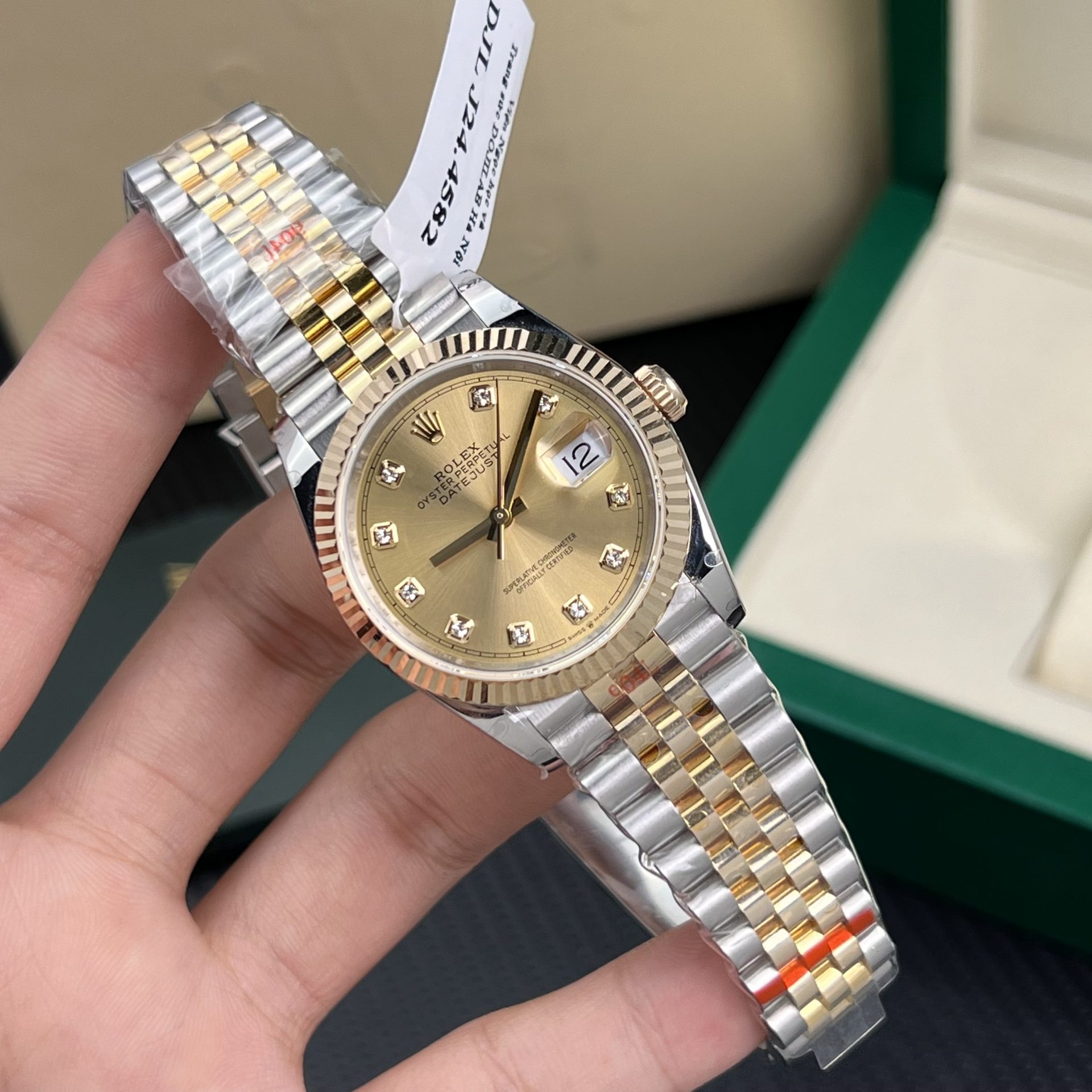 Rolex Replica 1:1 Watch DateJust Gold Wrapped Jubilee Strap GM Factory 36mm