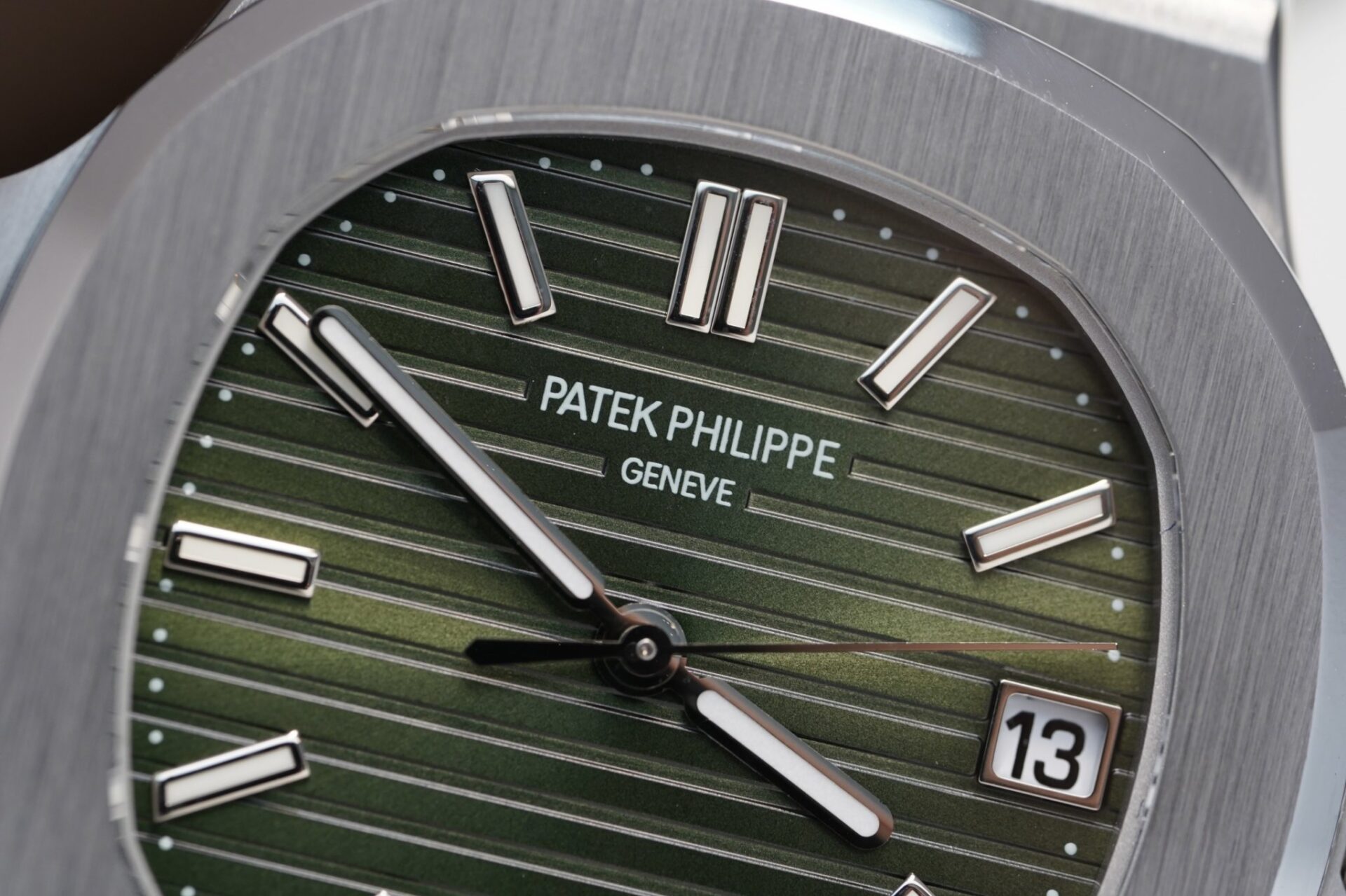 Patek Philippe Nautilus 5711 Green Dial Metal Strap Rep 1:1 Watch 3K 40mm