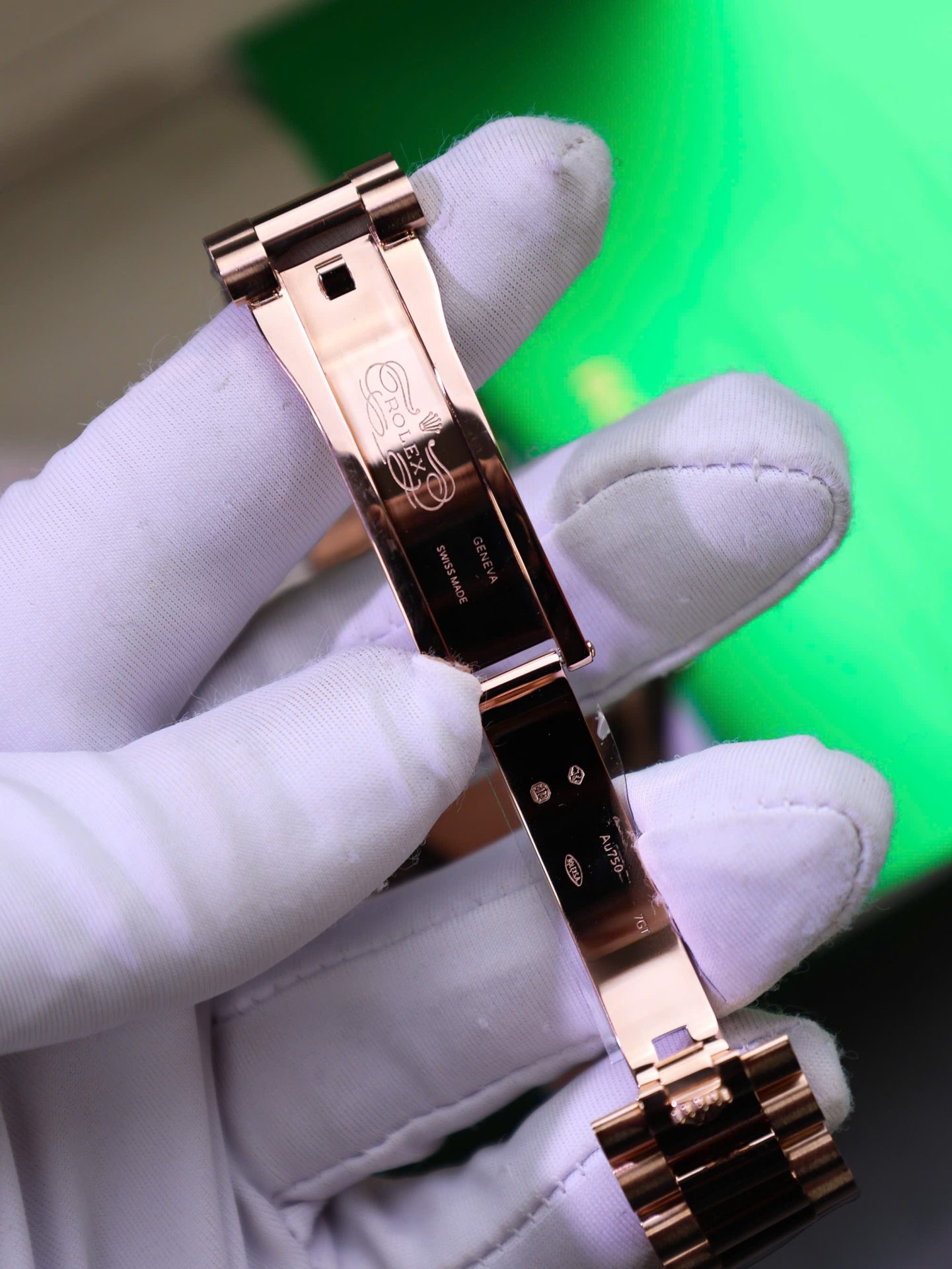 Rolex Best Copies Watches Day-Date Custom Diamonds Moissanite + Gold Wrapped GMF 40mm