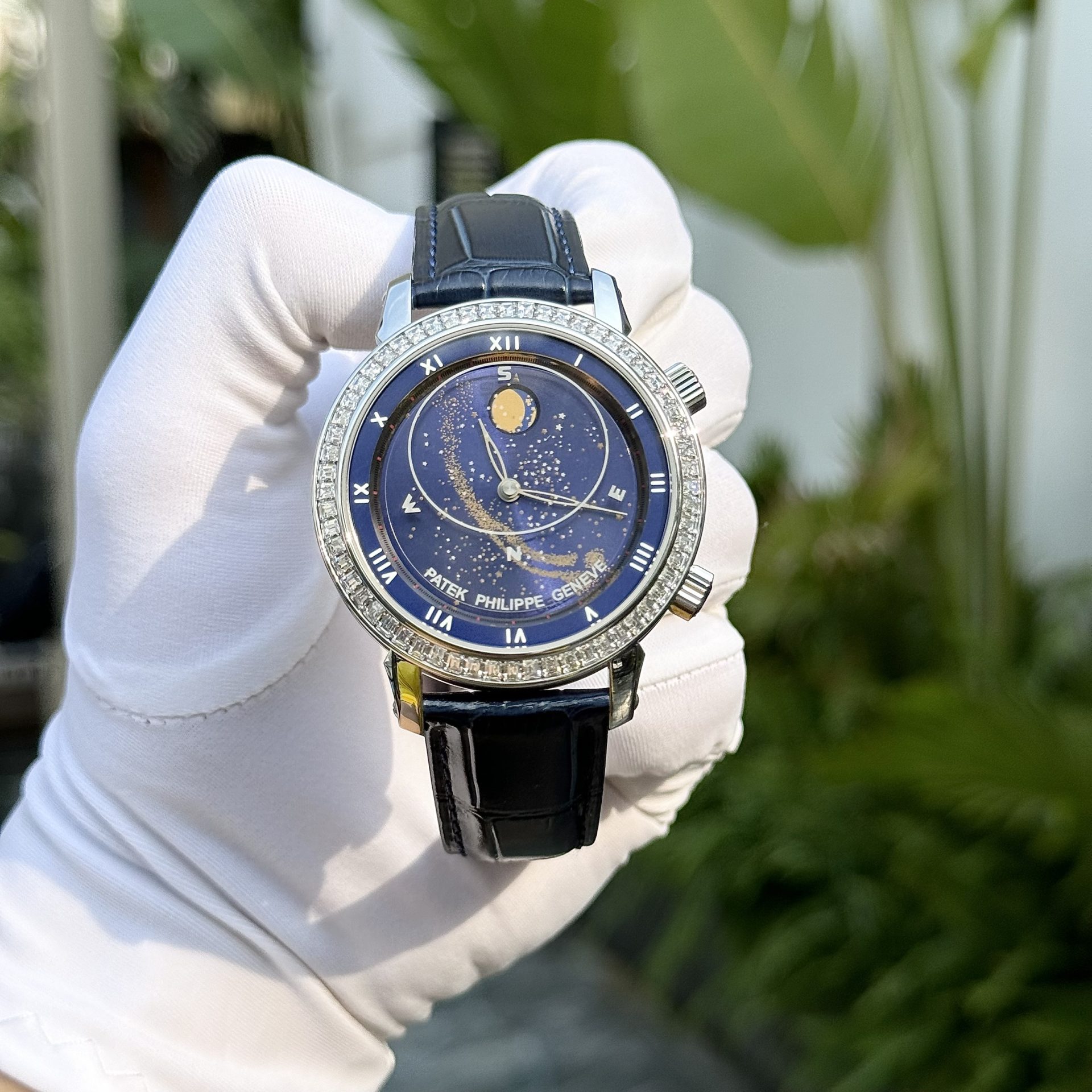Patek Philippe Replica 1:1 Watch Grand Complications 5104G Blue 44mm