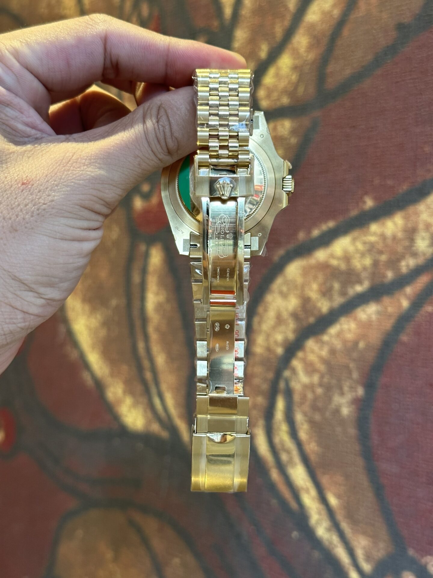 Rolex Replica 1:1 Watch GMT-Master II 126718GRNR Gold Plated Factory Clean 40mm