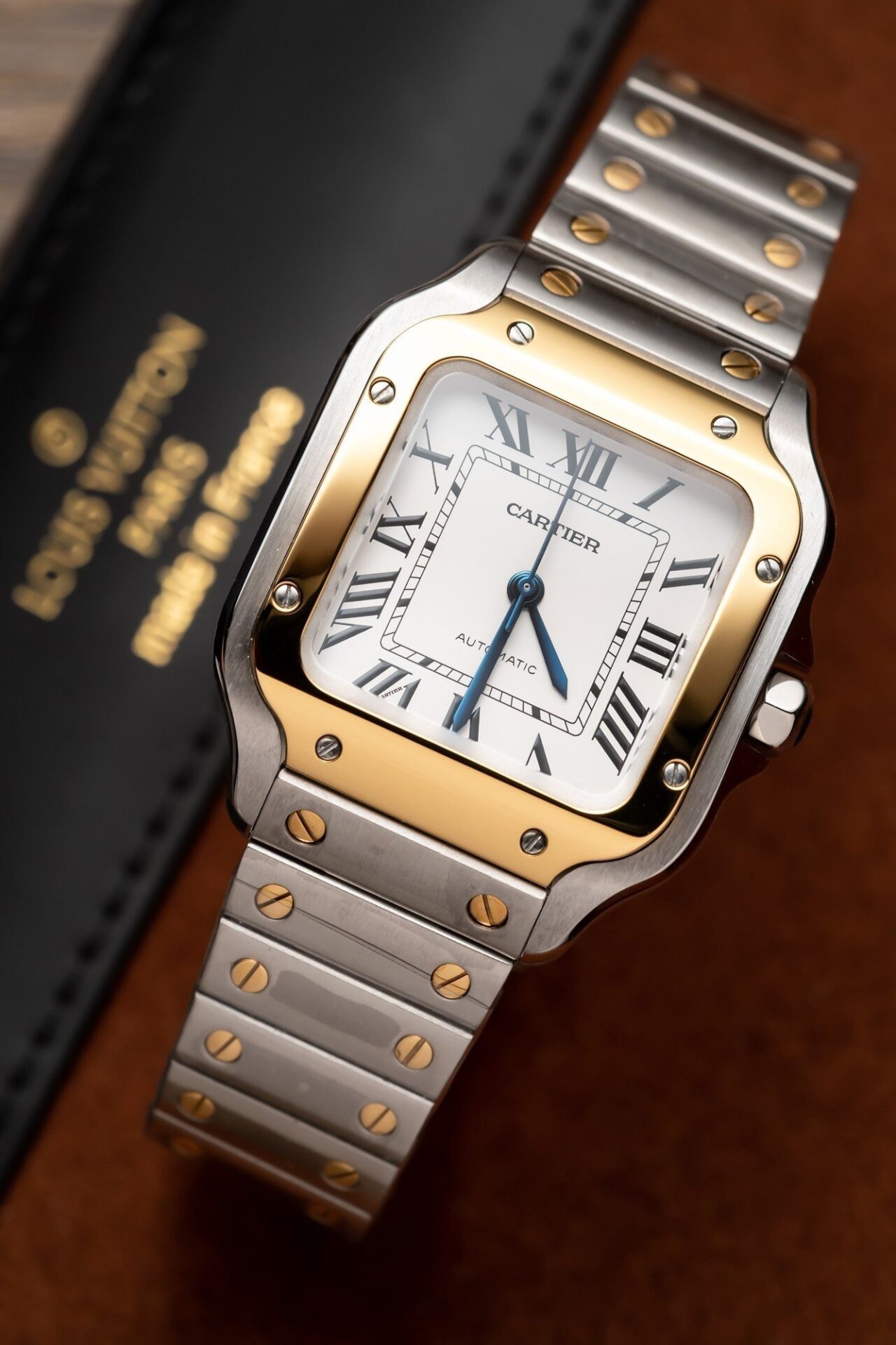 Cartier Santos WSSA0029 Replica 1:1 Watch Women s Demi Gold BV Factory 35mm