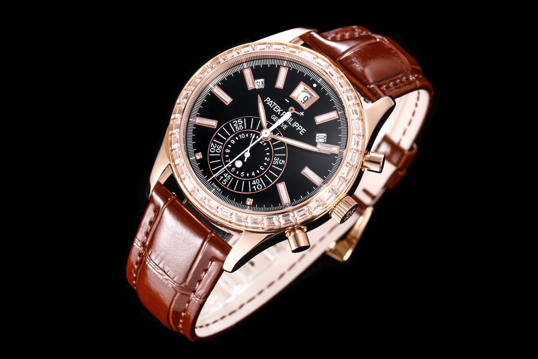 Patek Philippe Replica 1:1 Watch Complications 5961R Brown Leather Strap 40.5mm