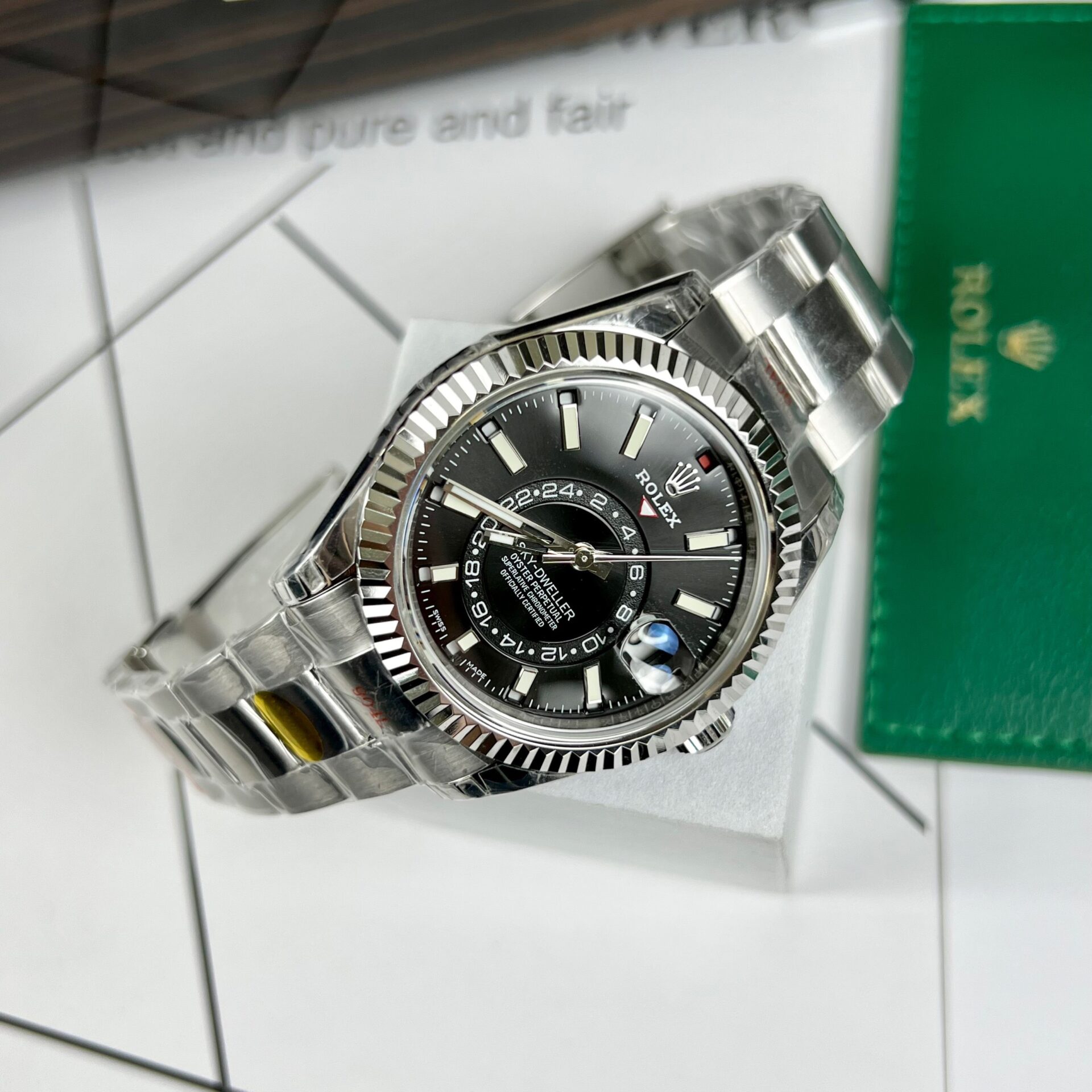 Rolex Replica 1:1 Watch Sky-Dweller Black Dial N Factory 42mm