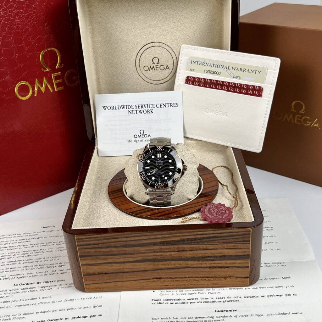 Omega Replica 1:1 Watch Seamaster Black Wave Pattern Demi Factory VS 42mm