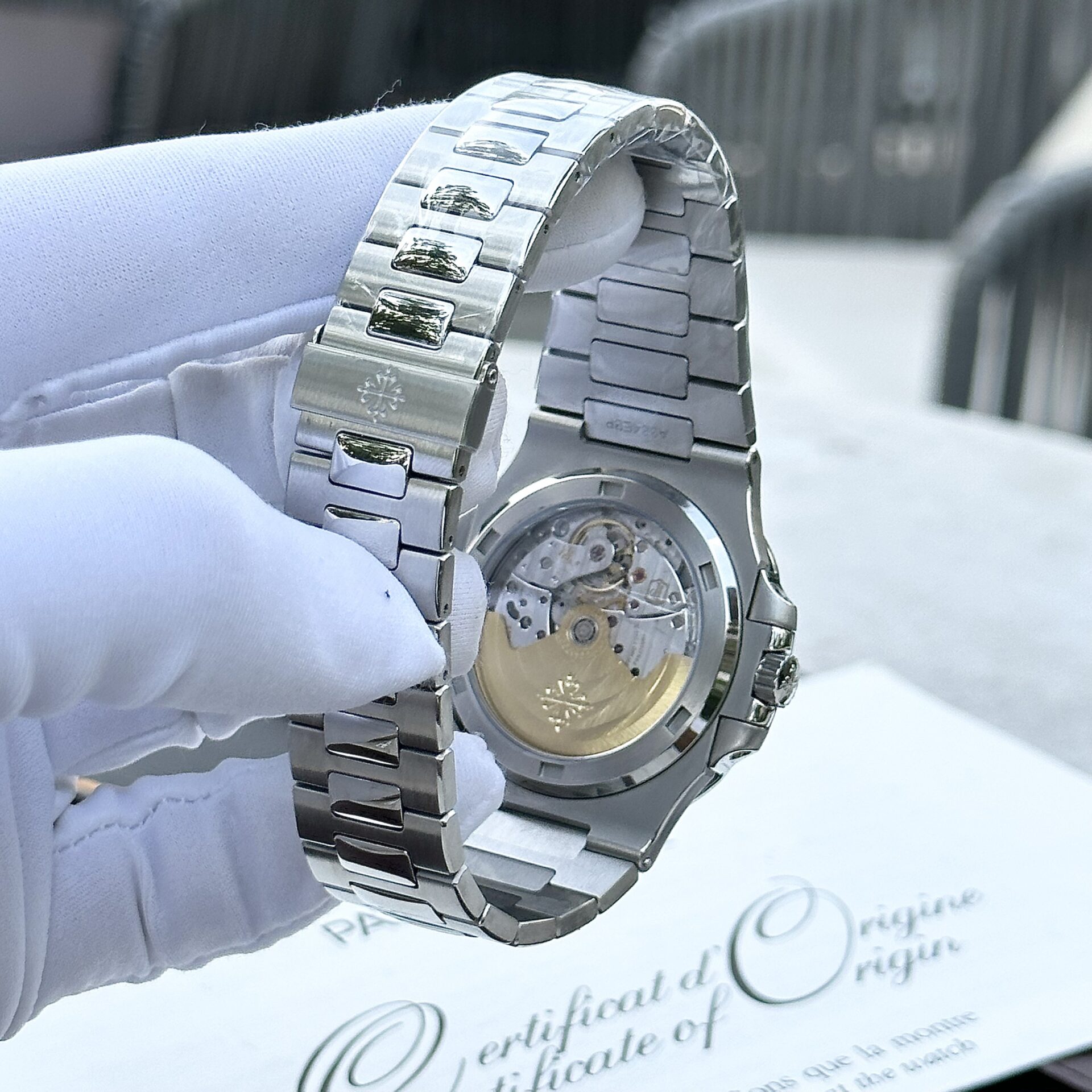 Patek Philippe Nautilus 5723 Replica 1:1 Watch Red Ruby Bezel 40mm