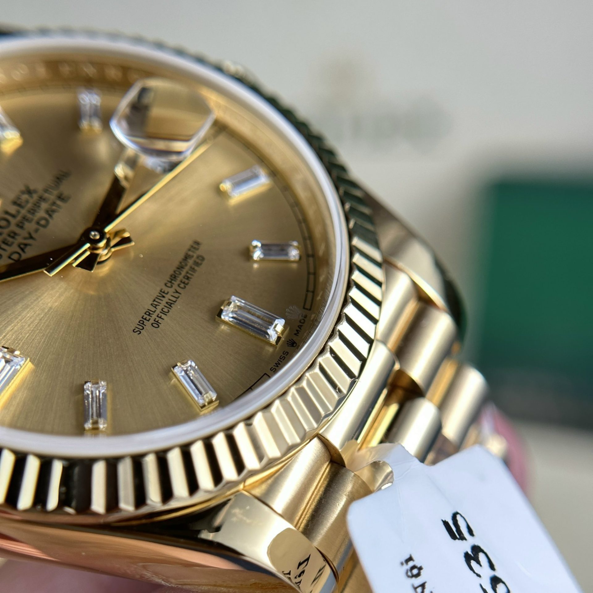 Rolex Replica 1:1 Watch Day-Date 228238 Gold Wrapped 18K Yellow Gold 178 grams GM Factory 40mm