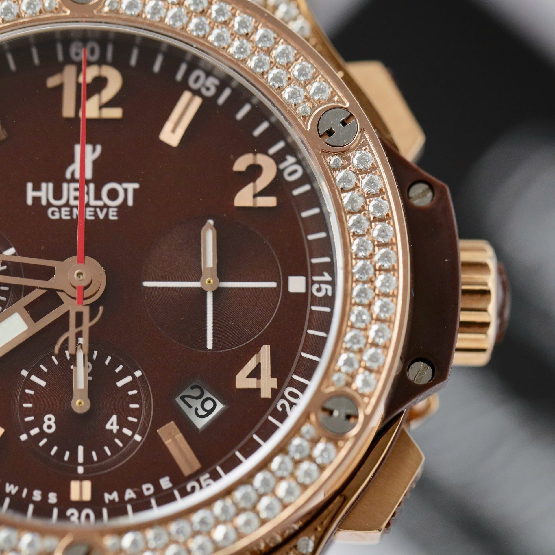 Hublot Big Bang King Gold Custom Moissanite Diamonds Hong Kong 42mm