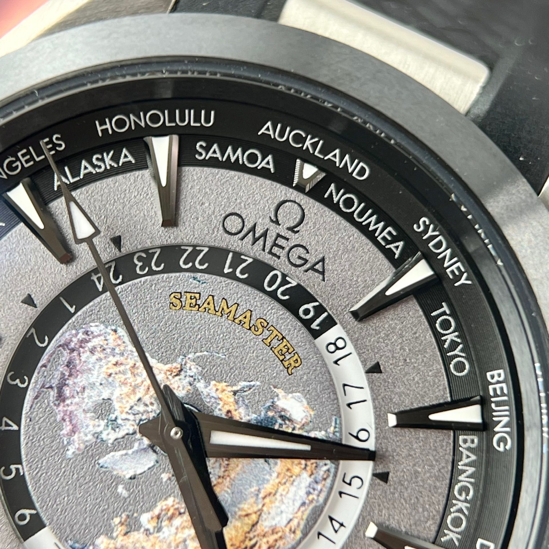 Omega Replica 1:1 Watch Seamaster Aqua Terra Worldtimer Factory VS 43mm