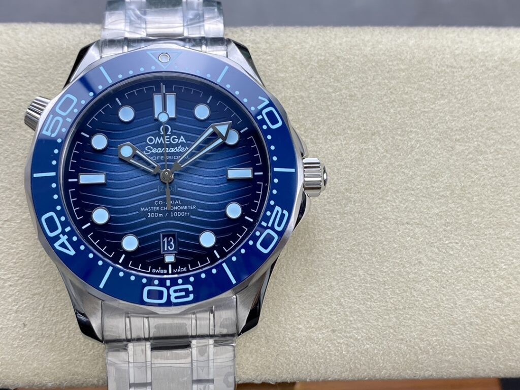 Omega Replica 1:1 Watch Seamaster 75th Anniversary Summer Blue 42mm
