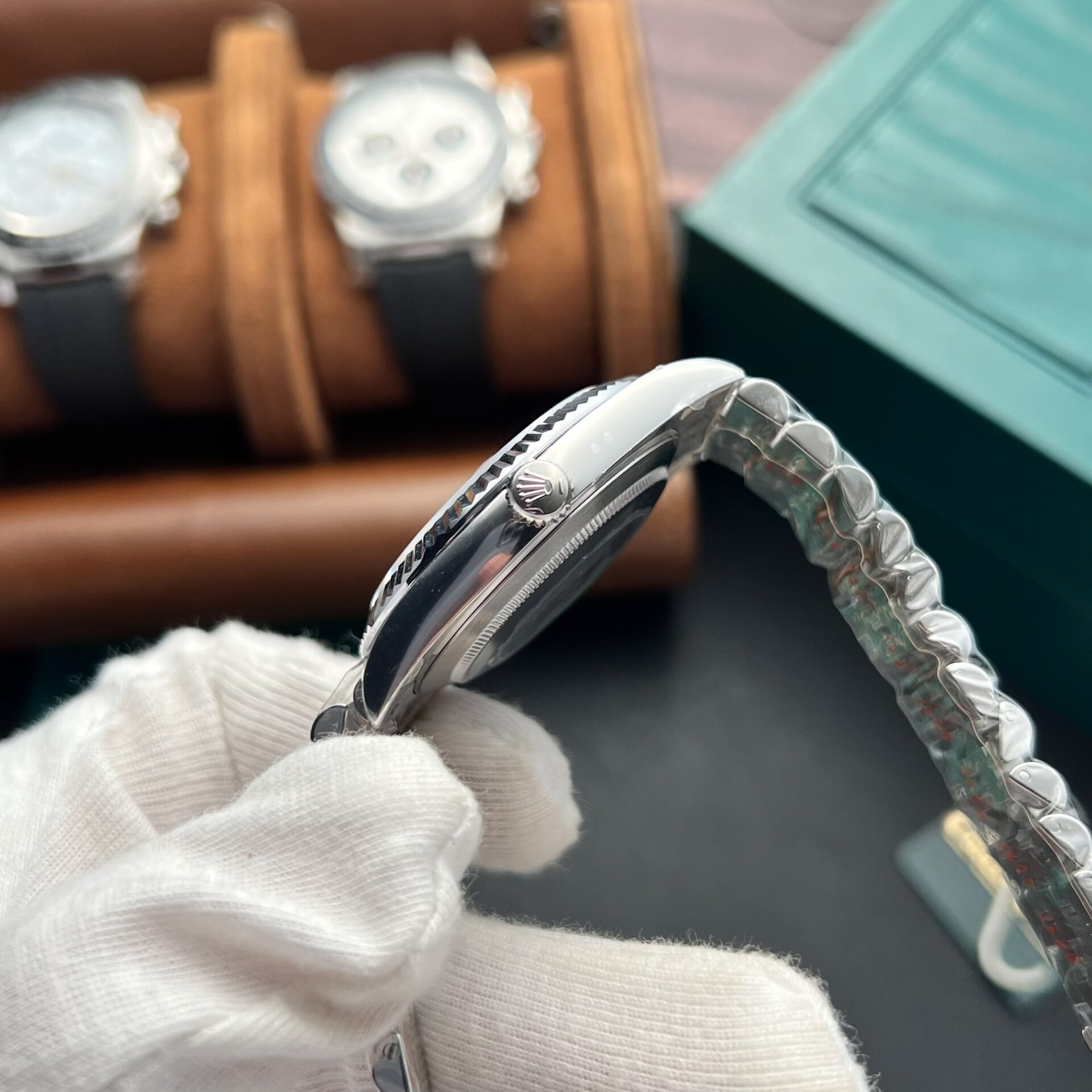 Rolex Replica Watch DateJust 126334 Grey Dial Luminous Markers Clean Factory 41mm