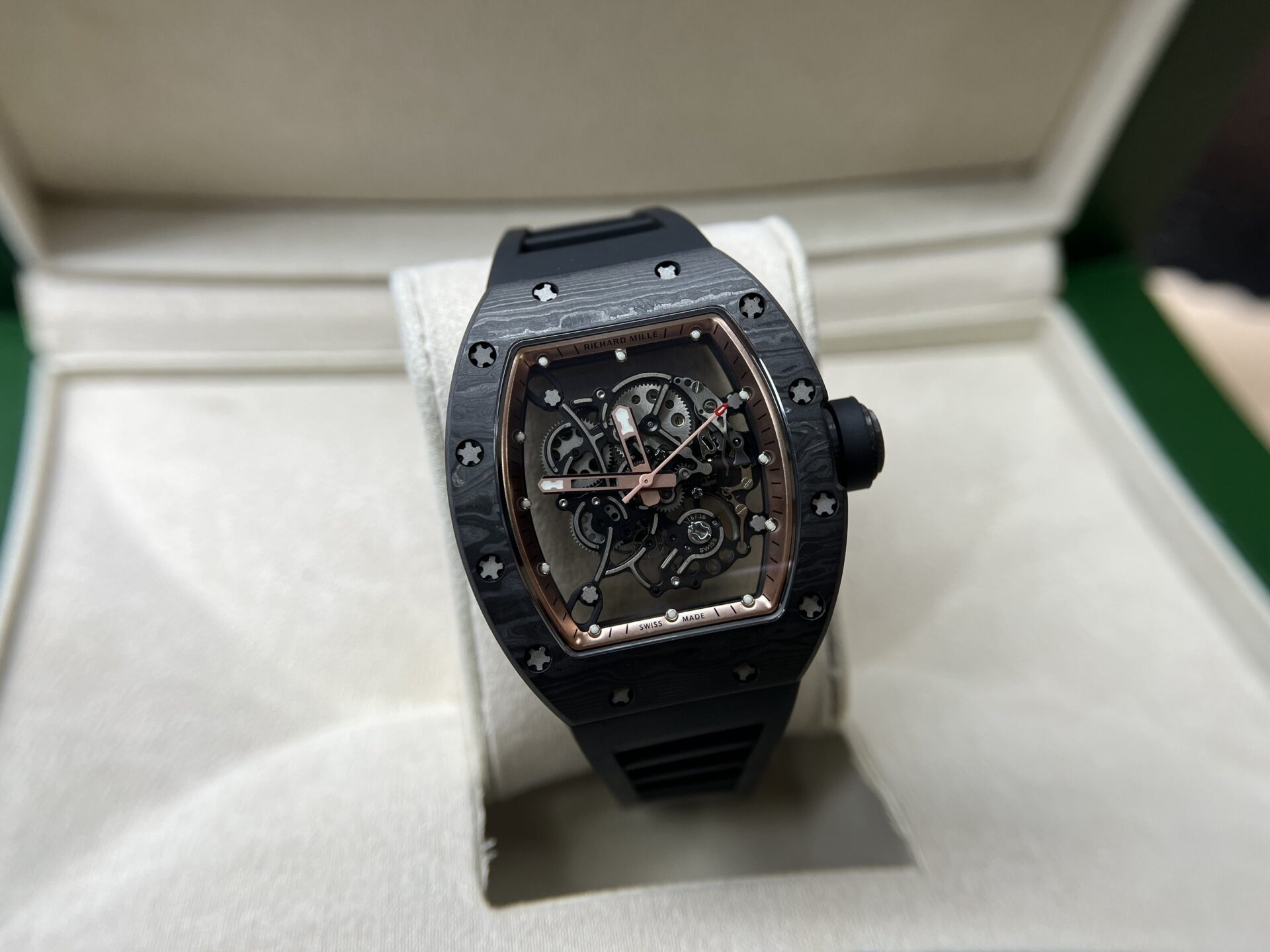 Richard Mille Replica Watch RM055 Bubba Watson Full Carbon BBR 45mm