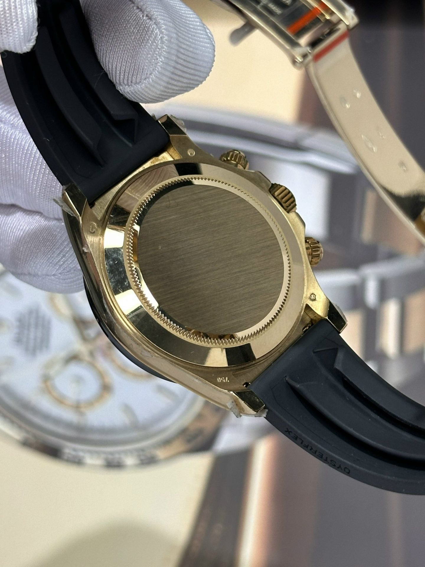 Rolex Replica 11 Watch Cosmograph Daytona Meteorite Dial Rubber Strap 40mm