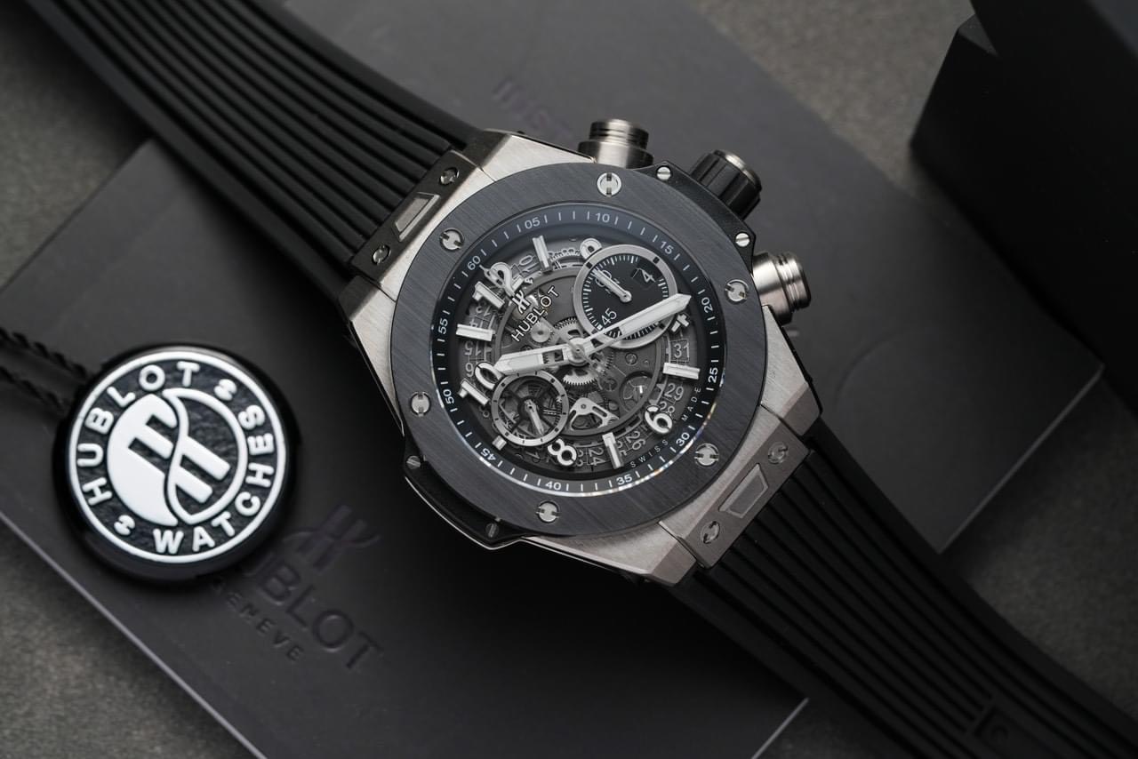 Hublot Replica 11 Watch Big Bang Unico Black Bezel Factory BBF 44mm