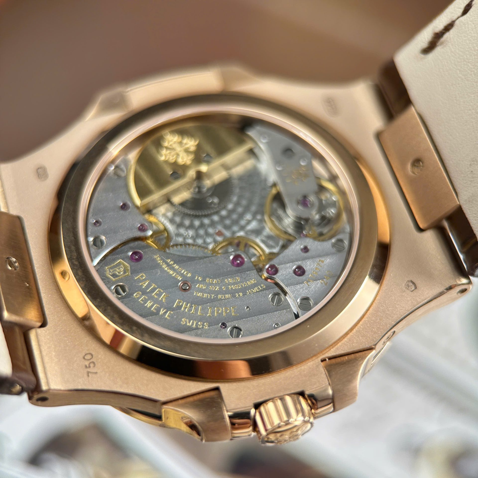 Patek Philippe Nautilus 5712R Replica Watches Gray Dial Leather Strap PPF Factory Version 3 40mm