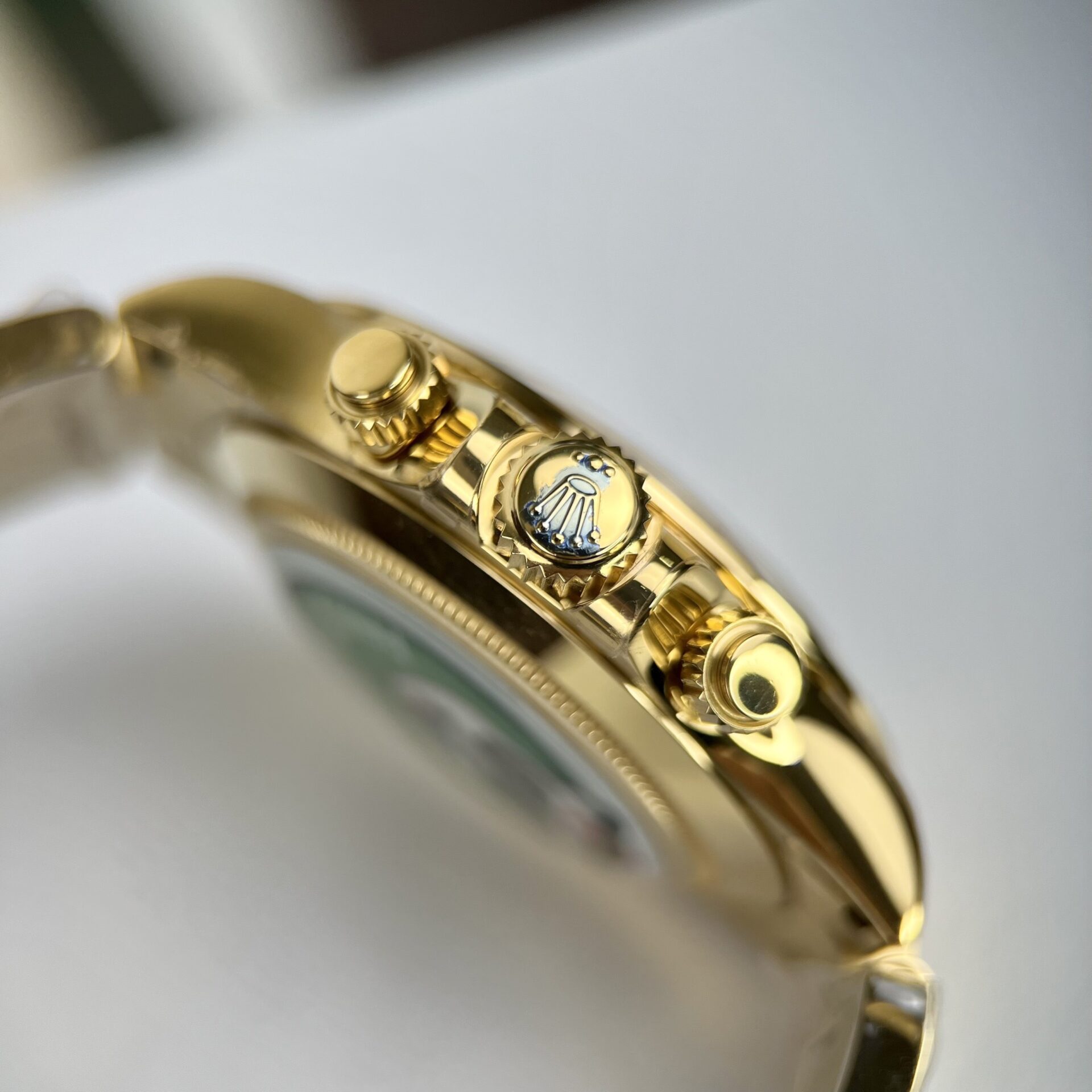 Rolex Replica 1:1 Watch Cosmograph Daytona 116508 Yellow Gold Plated BT Factory 40mm