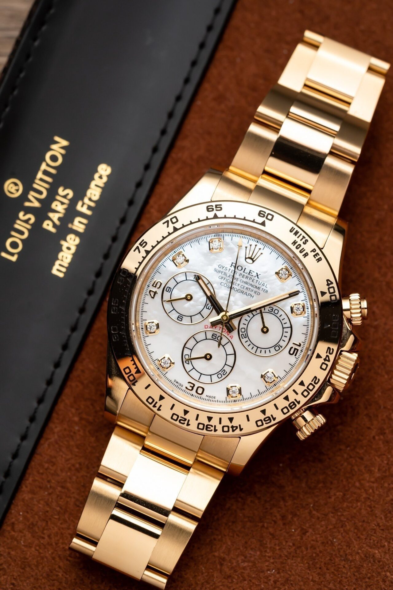Rolex Replica 1:1 Watch Daytona 116508 White Mother-of-Pearl Dial Clean Factory 40mm