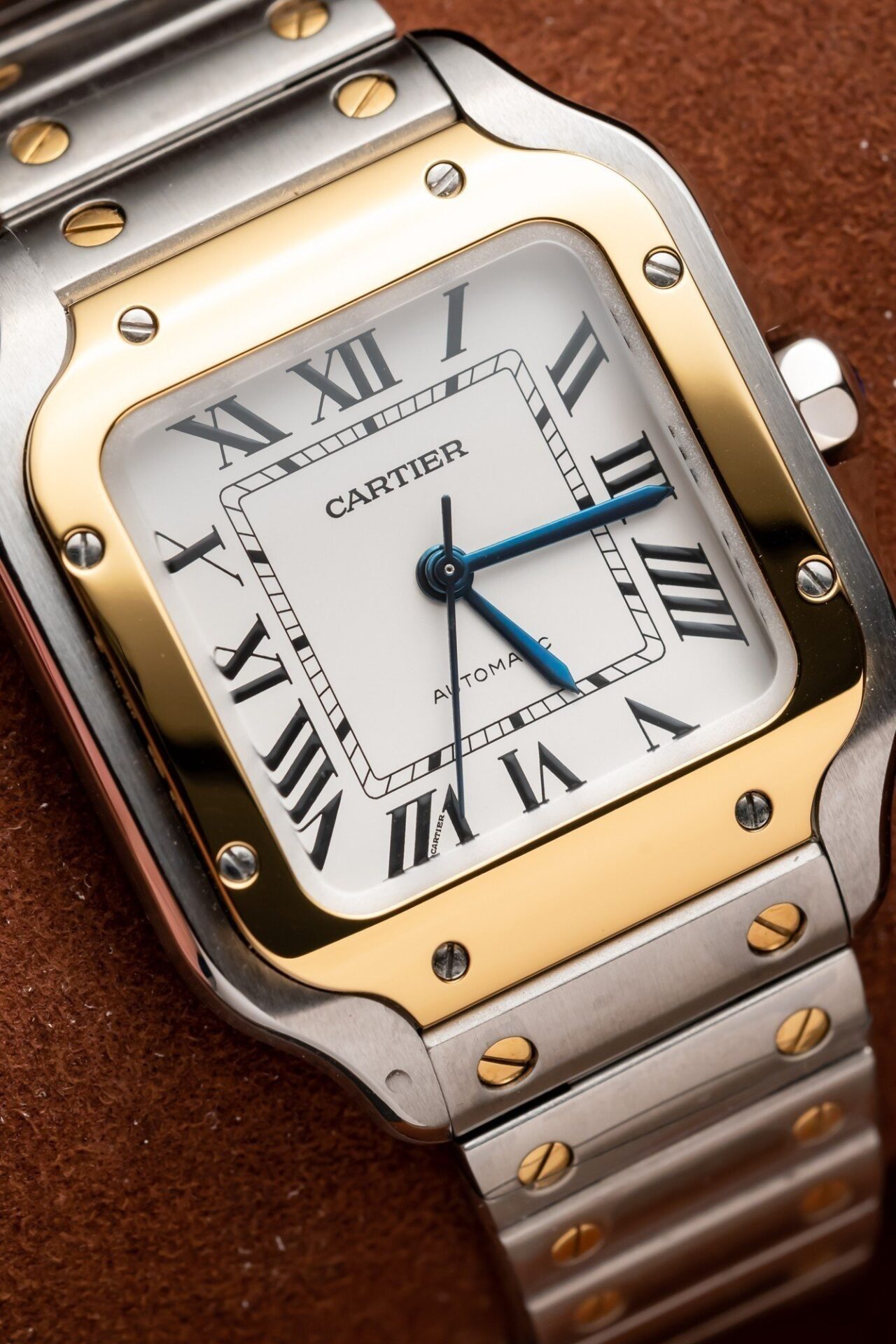 Cartier Santos WSSA0029 Replica 1:1 Watch Women s Demi Gold BV Factory 35mm
