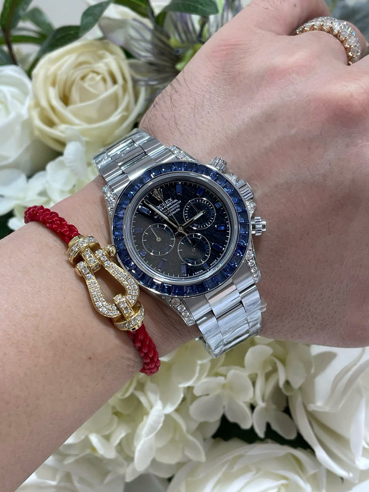 Rolex Daytona 126599TSA Imitation Watches 18K White Gold Wrapped   Synthentic Sapphire 40mm