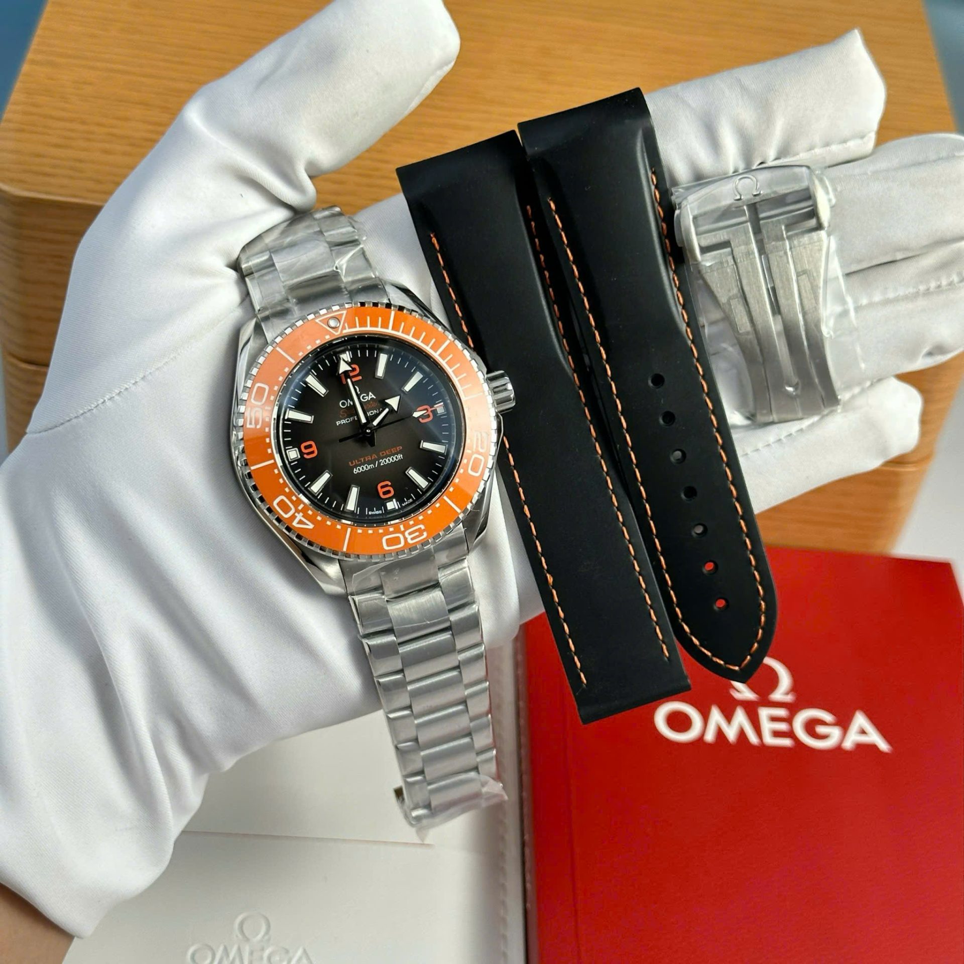 Omega Seamaster Planet Ocean 6000M Ultra Deep Replica Watch Black Dial VS Factory 45.5mm