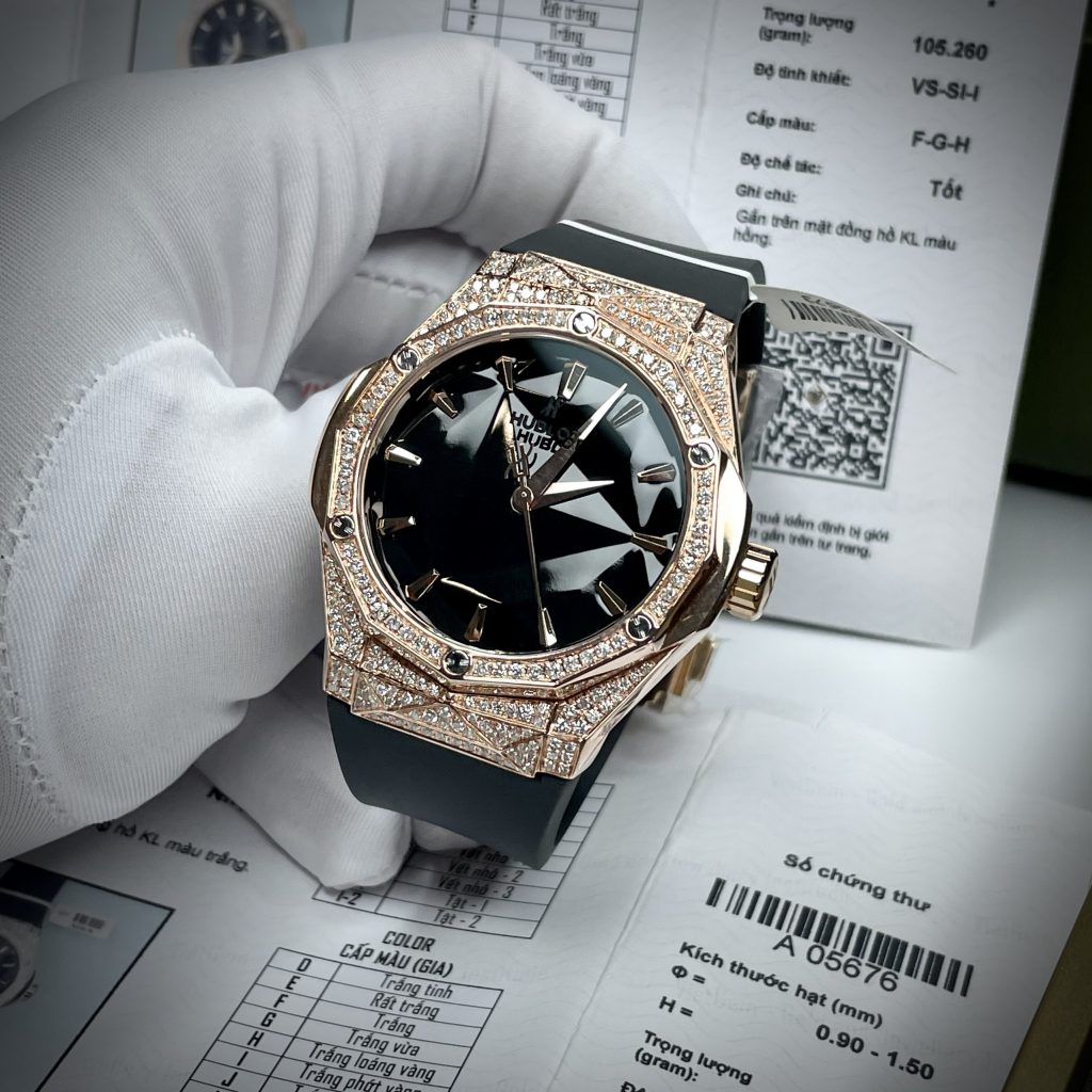 Hublot Replica 11 Watch Orlinski King Gold With Natural Diamonds 40mm